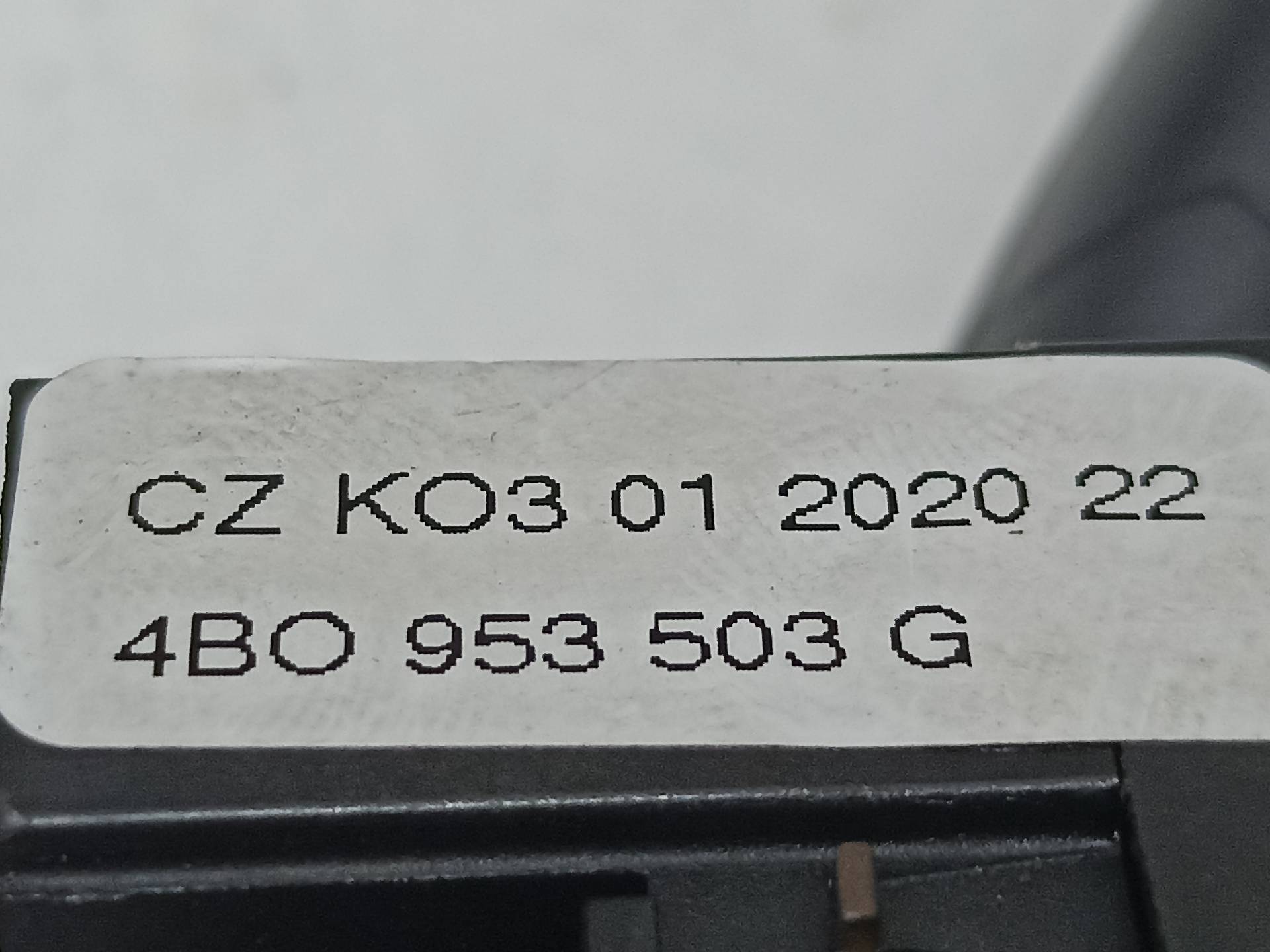 SKODA Superb 1 generation (2001-2008) Indicator Wiper Stalk Switch 4B0953503G, 282765584104, 104 24313385