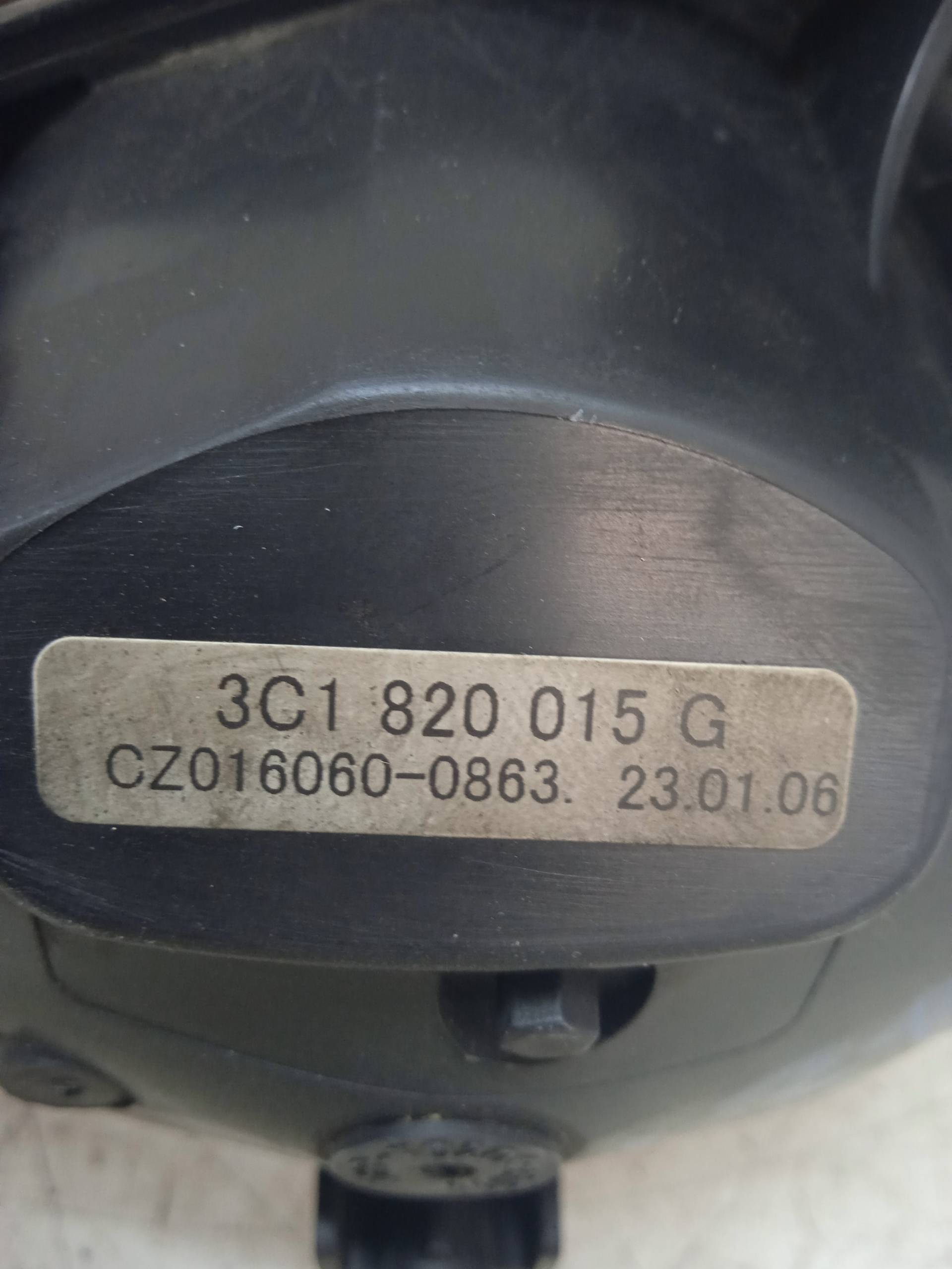 CHEVROLET Passat B6 (2005-2010) Heater Blower Fan 3C1820015G 24332582
