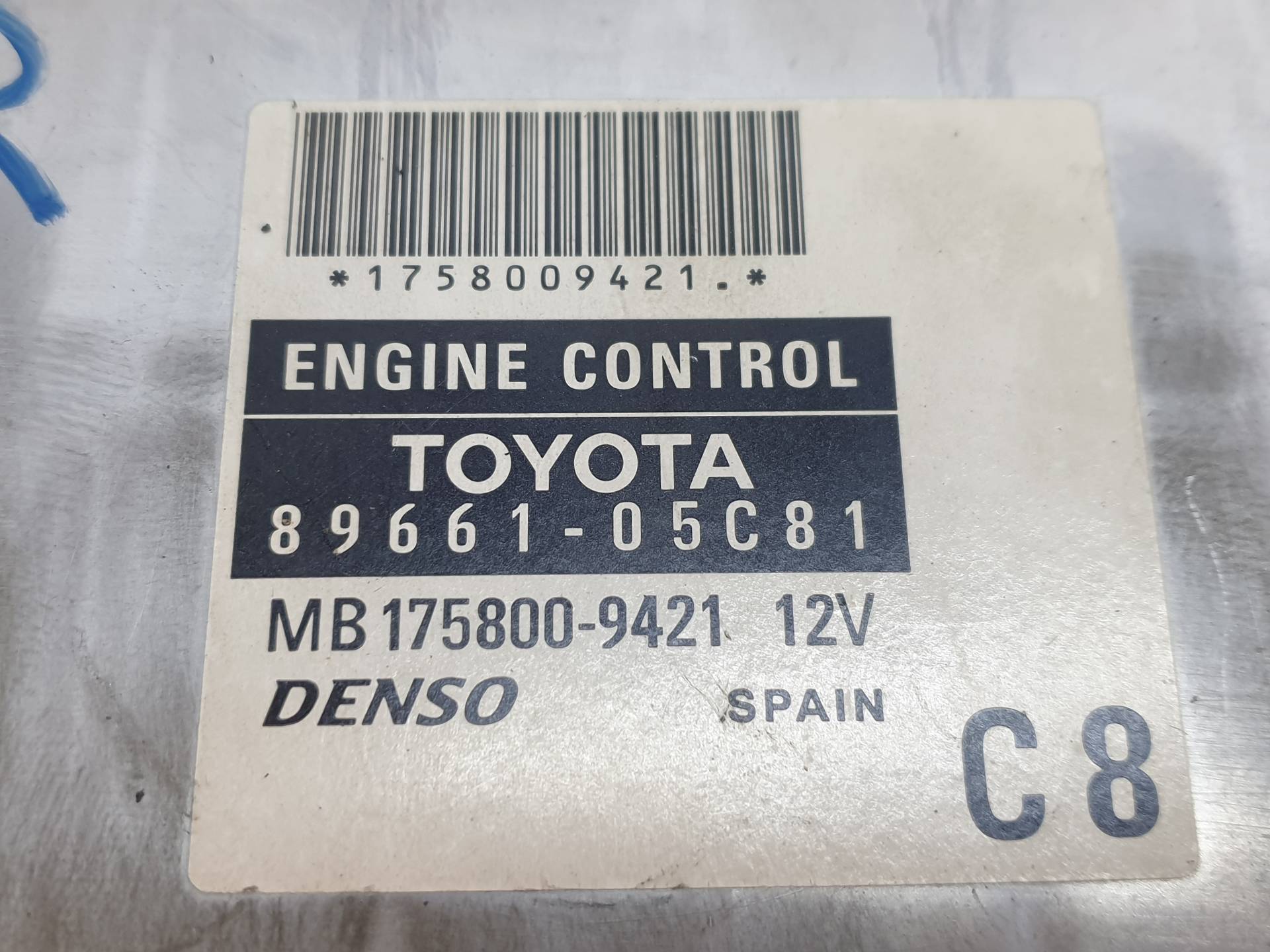 DODGE Avensis 2 generation (2002-2009) Variklio kompiuteris 8966105C81 25569537