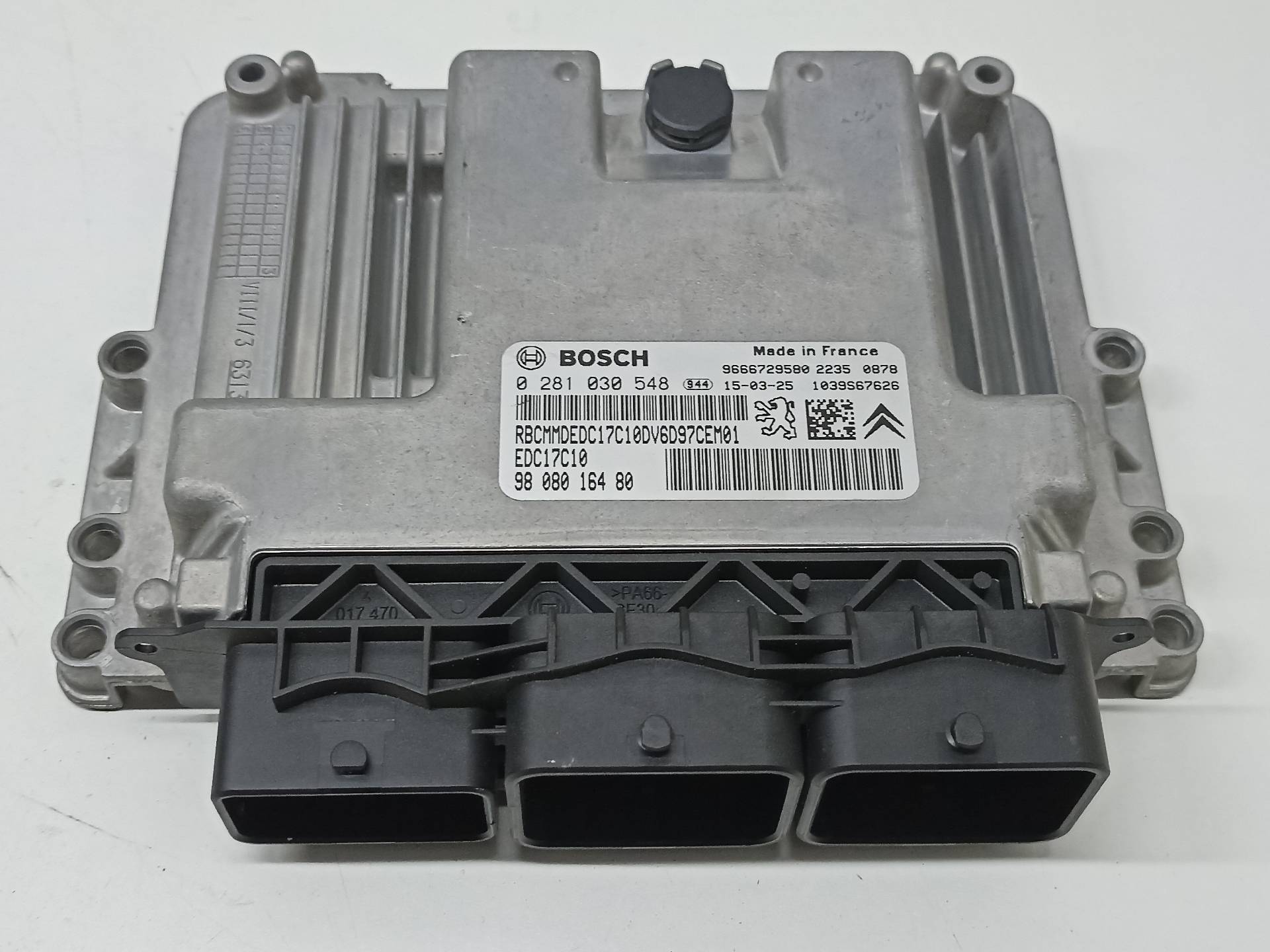 CITROËN Berlingo 2 generation (2008-2023) Блок керування двигуном ECU 9808016480 24335535