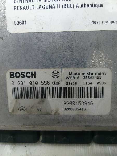 RENAULT Laguna 2 generation (2001-2007) Блок керування двигуном ECU 8200153946 24317301