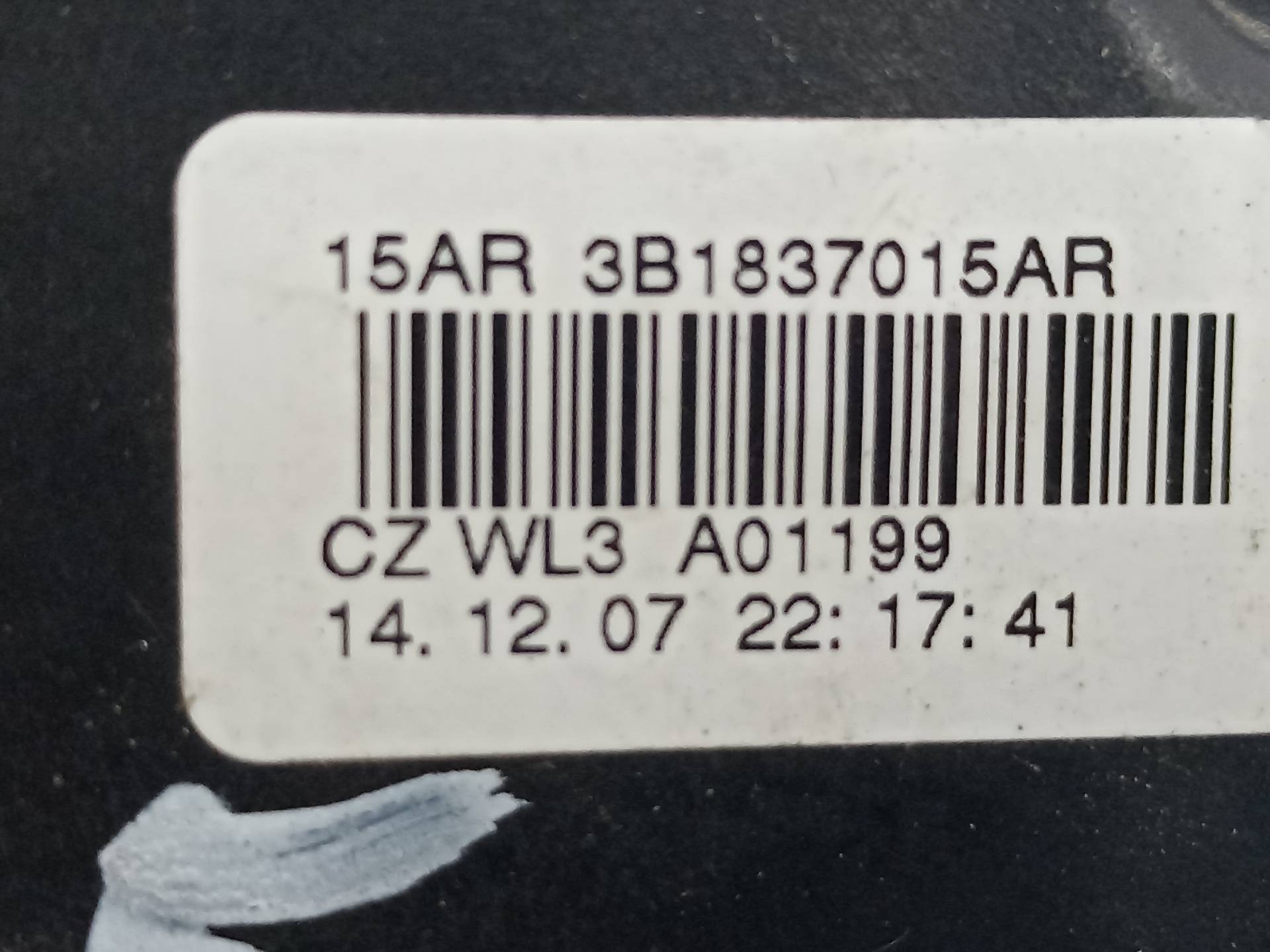 SKODA Roomster 5J  (2010-2015) Front Left Door Lock 3B1837015AR 24335282