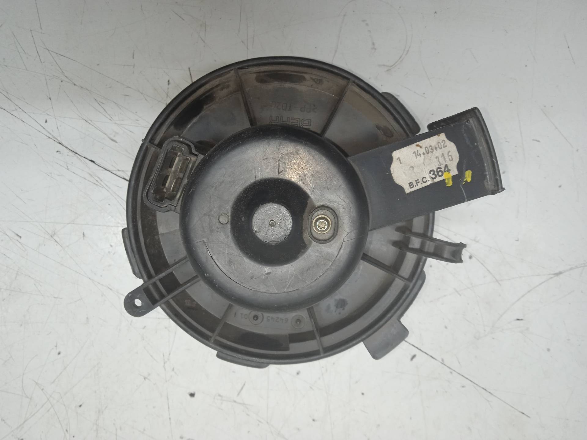 PEUGEOT 206 1 generation (1998-2009) Heater Blower Fan 64245, 4740254468174330, 174 24316740