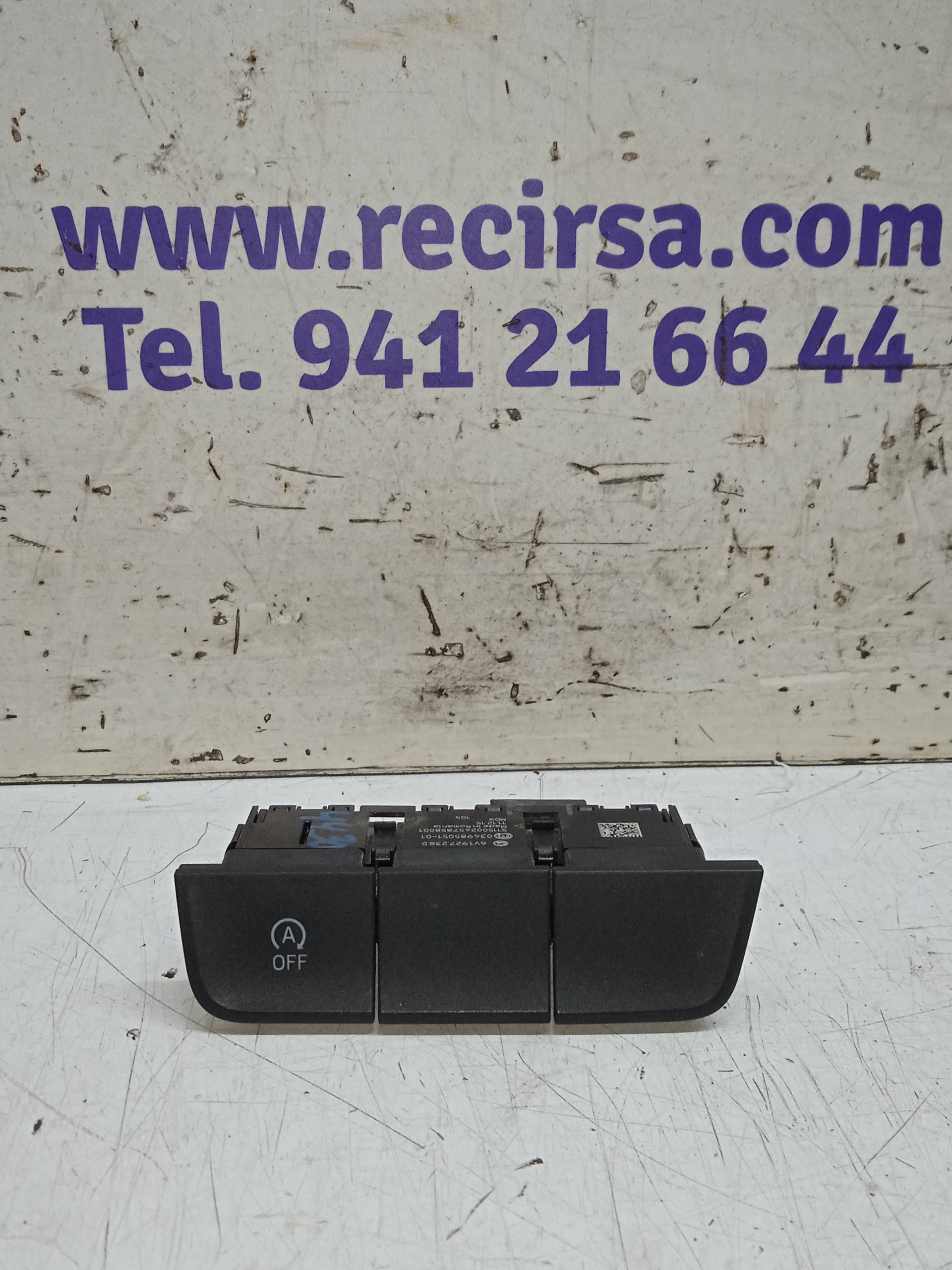 SKODA Fabia 3 generation (2014-2021) Switches 6V1927238D 24329560