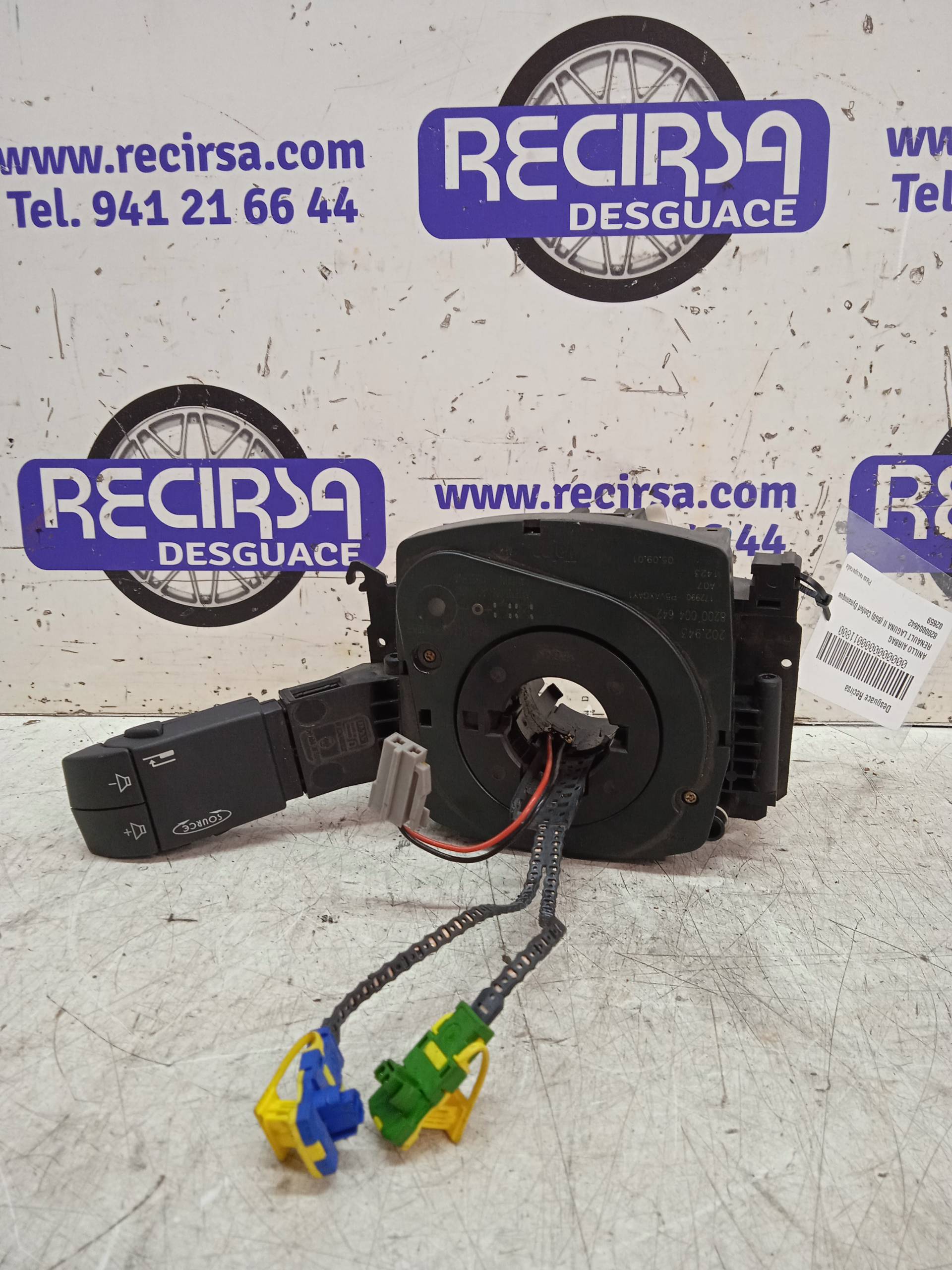 RENAULT Laguna 2 generation (2001-2007) Steering Wheel Slip Ring Squib 8200004642 24312020