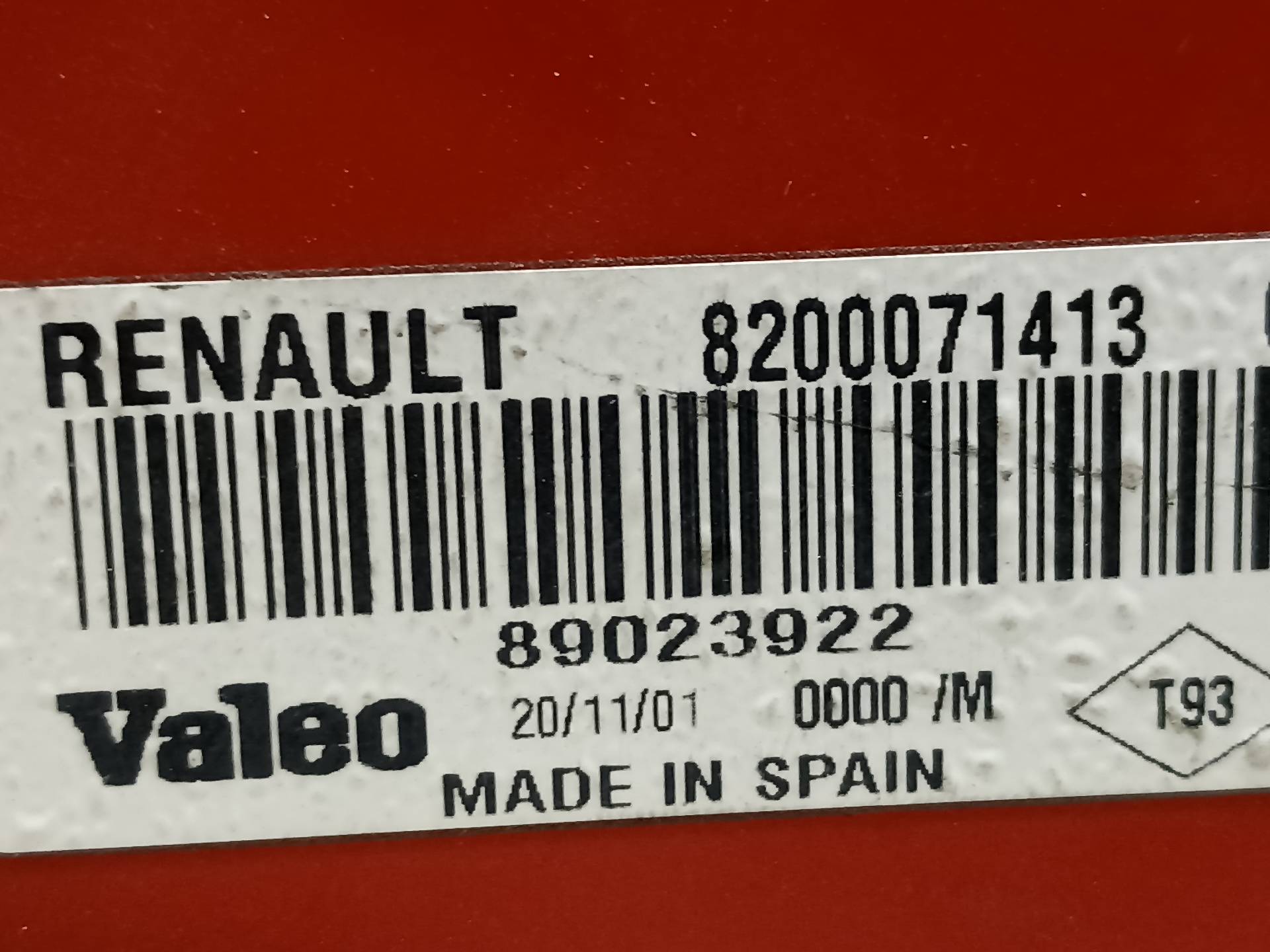 RENAULT Clio 3 generation (2005-2012) Galinis kairys žibintas 8200071413, 31665850594 24314942