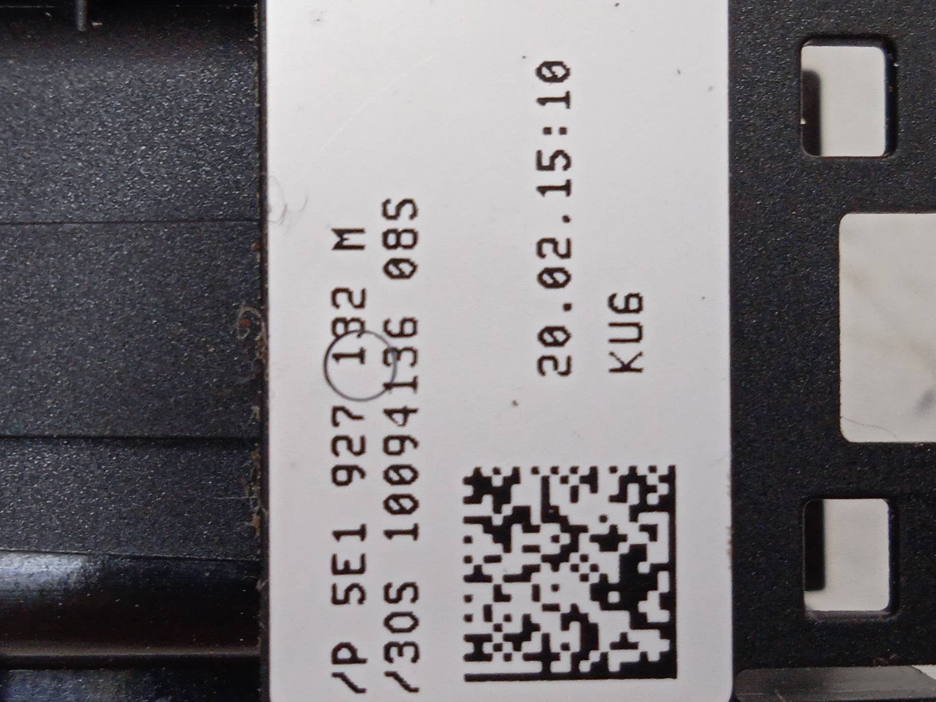 SKODA Octavia 3 generation (2013-2020) Switches 5E1927132M 24329389