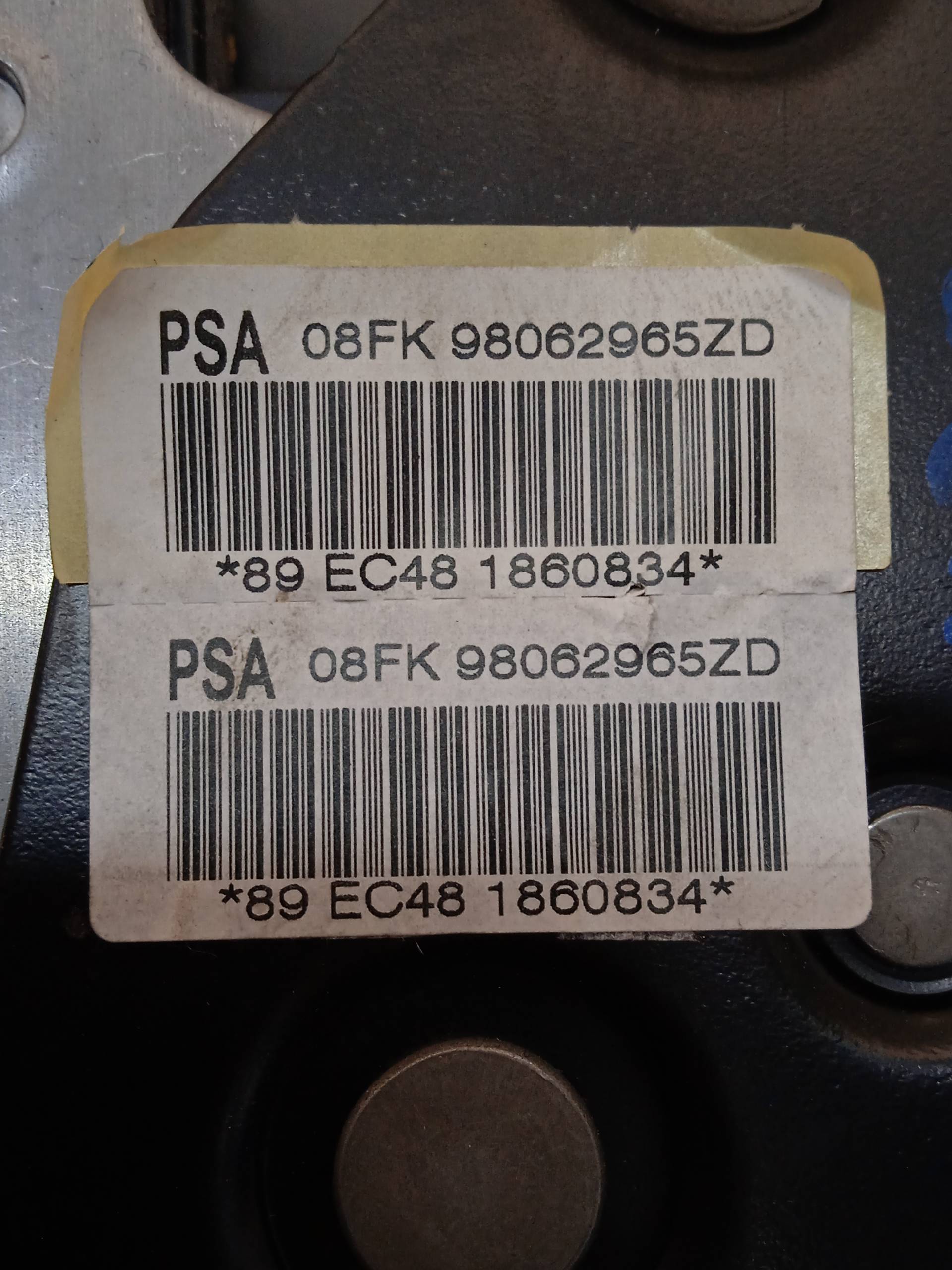 PEUGEOT 208 Peugeot 208 (2012-2015) Stabdžių pedalas 98062965ZD 24326646