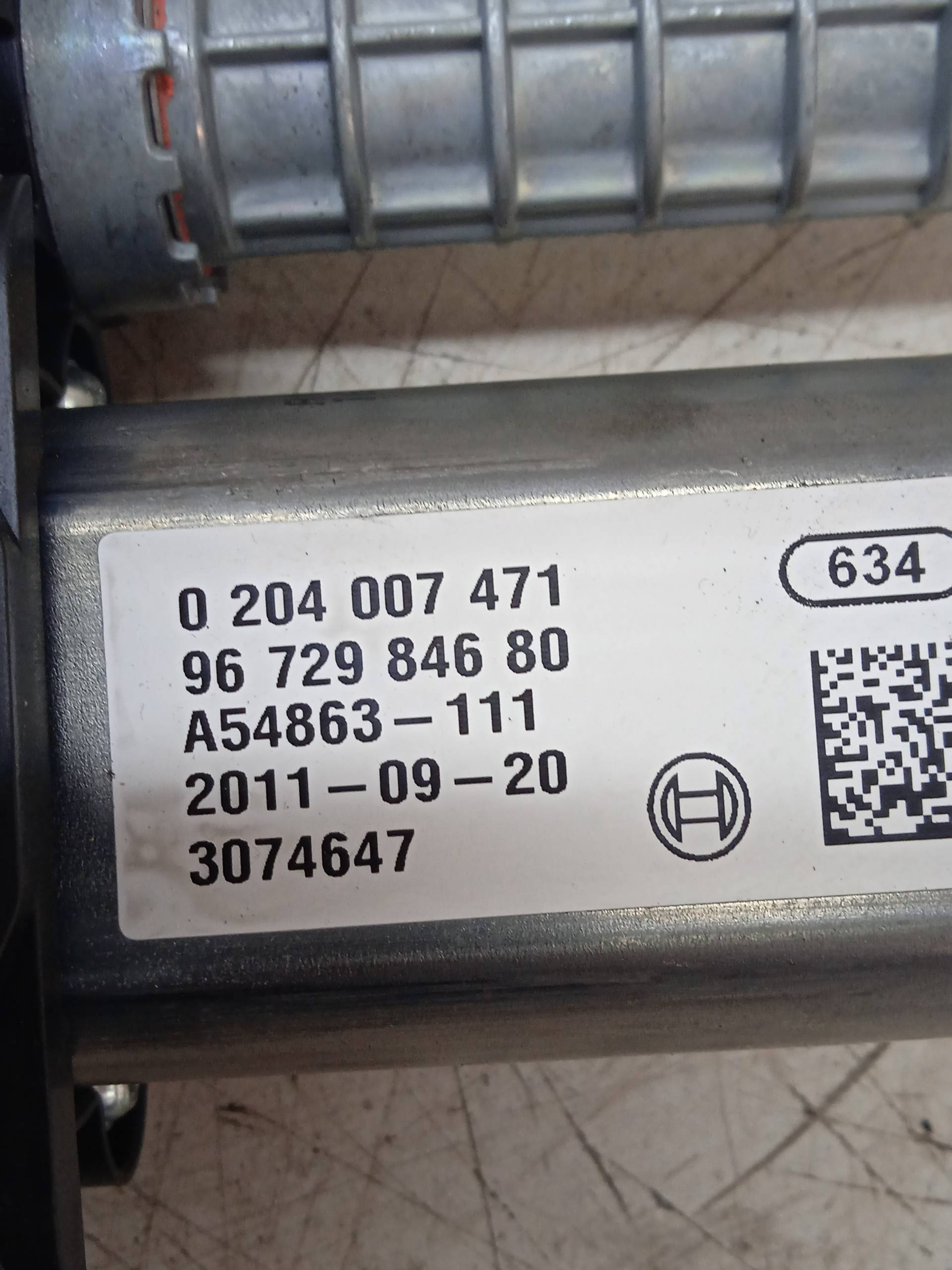 CITROËN C4 2 generation (2010-2024) Motor frână de mână 0204007471 25449375