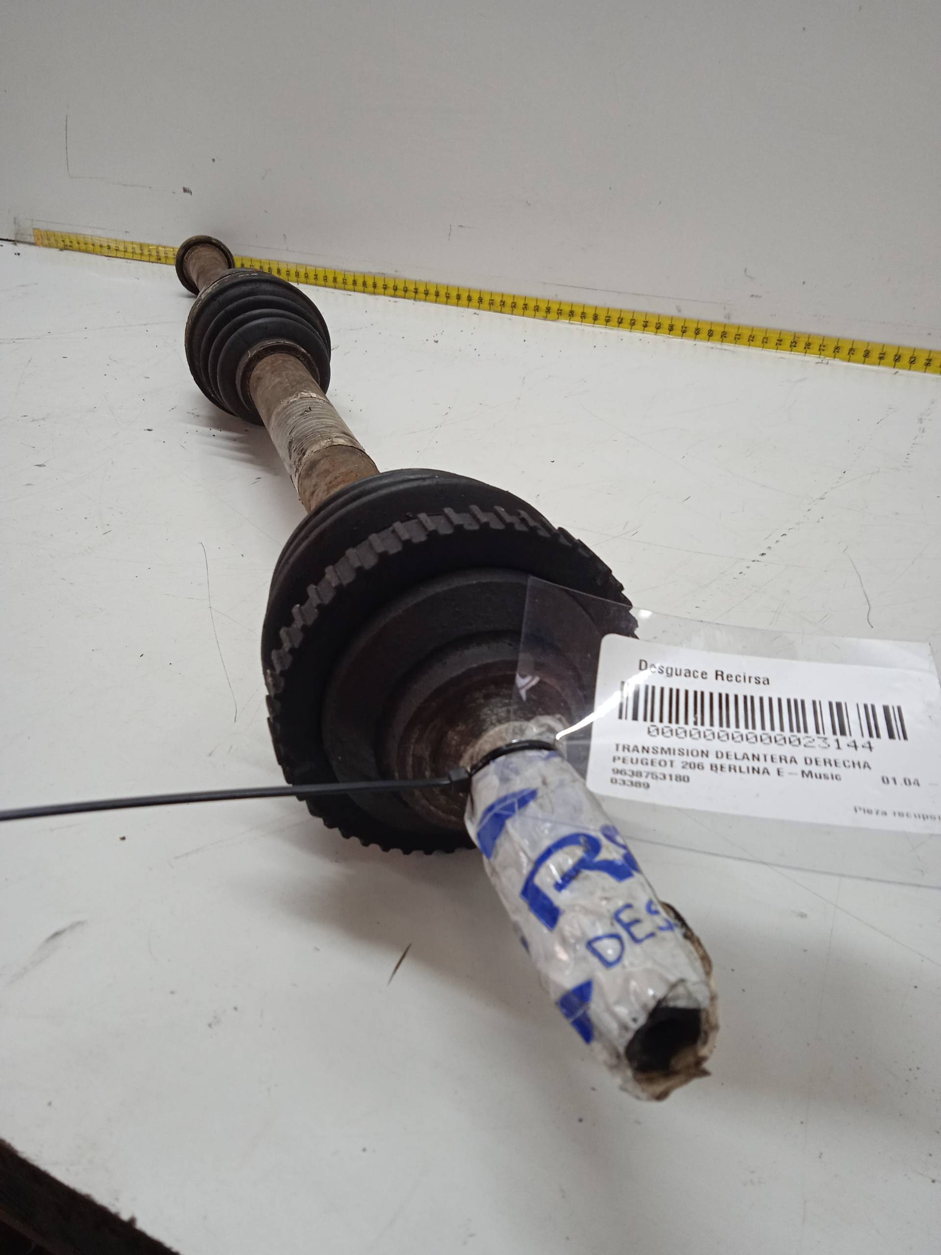 RENAULT Front Right Driveshaft 9638753180 24315826