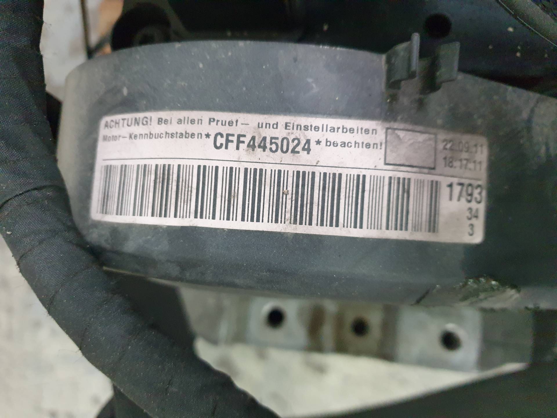 VOLKSWAGEN Tiguan 1 generation (2007-2017) Engine CFF 25567760