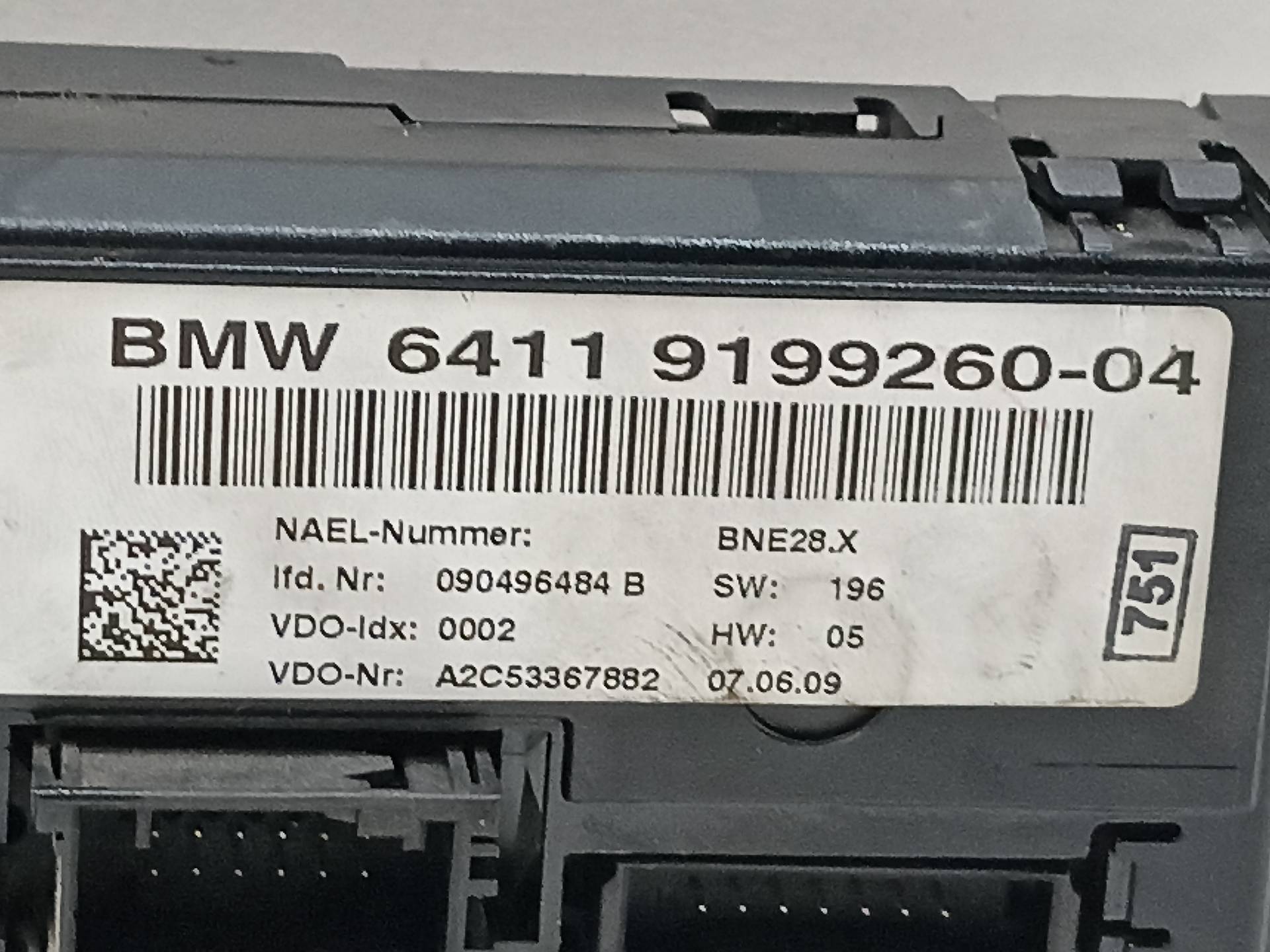 BMW 1 Series E81/E82/E87/E88 (2004-2013) Unitate de control al climei 64119199260 24332948