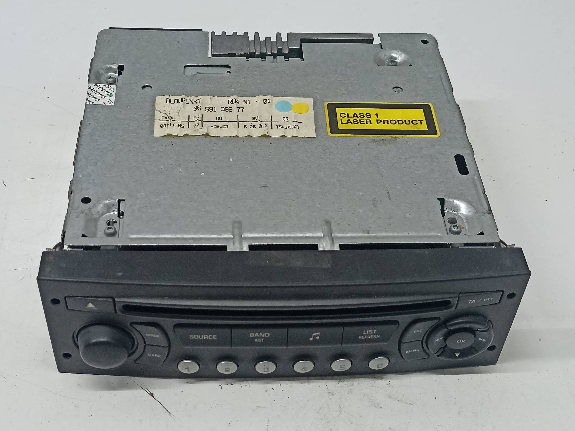 PEUGEOT 307 1 generation (2001-2008) Music Player Without GPS 9659139977, 268054810223, 223 24311719