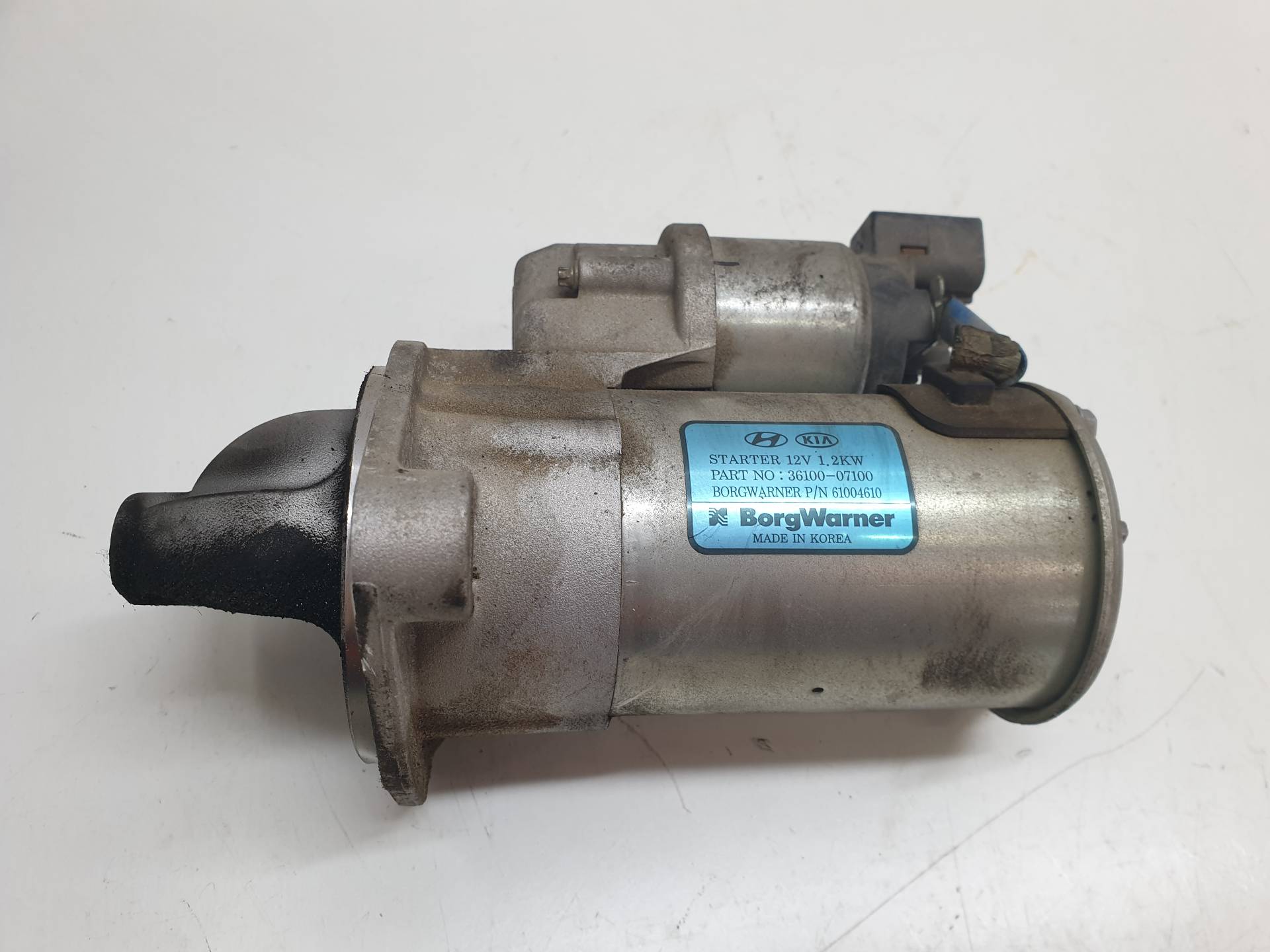 KIA Picanto 2 generation (2011-2017) Starter Motor 3610007100 25568616