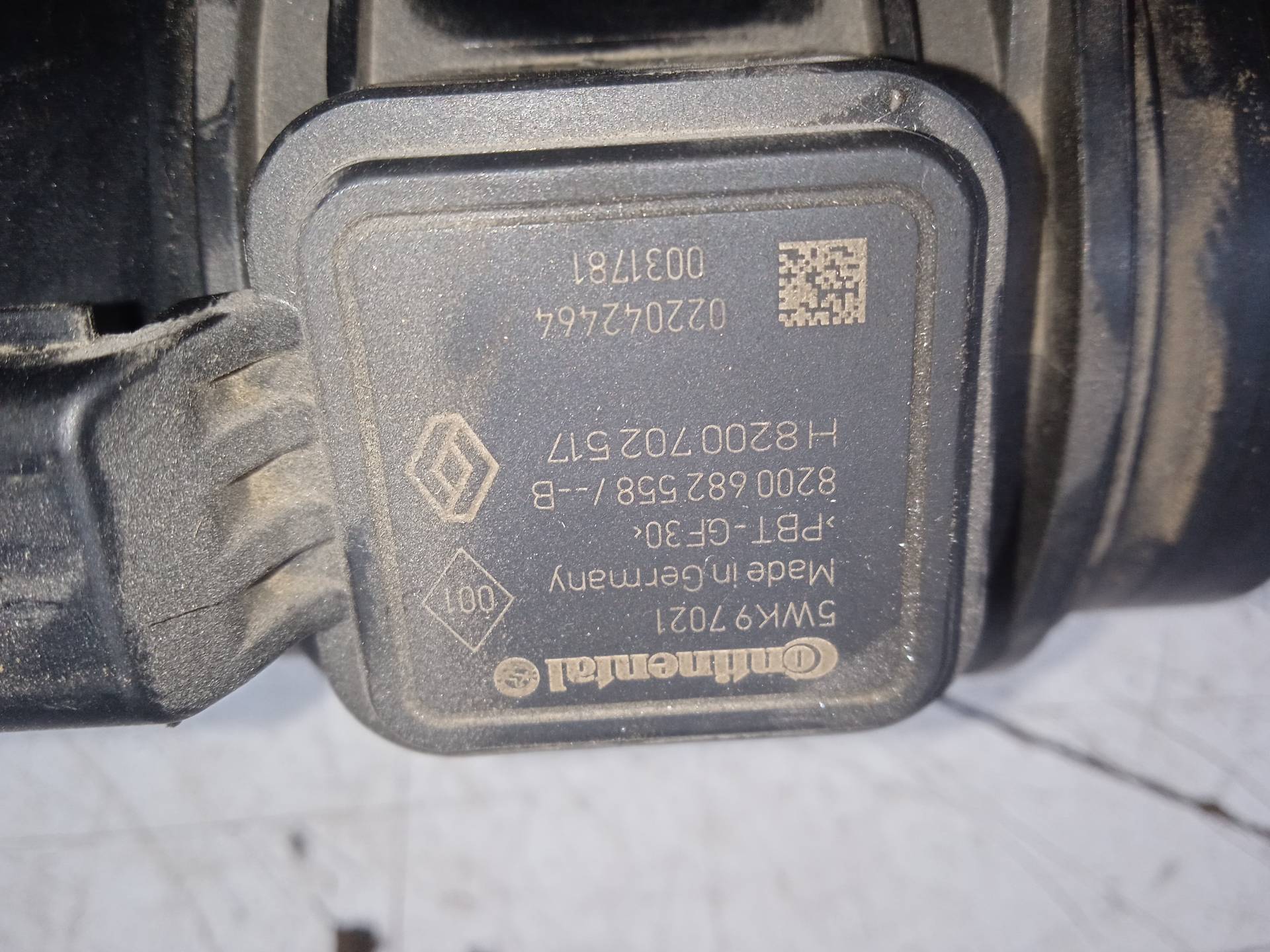 RENAULT Scenic 3 generation (2009-2015) Levegőáram-érzékelő, MAF 8200682558 24334846