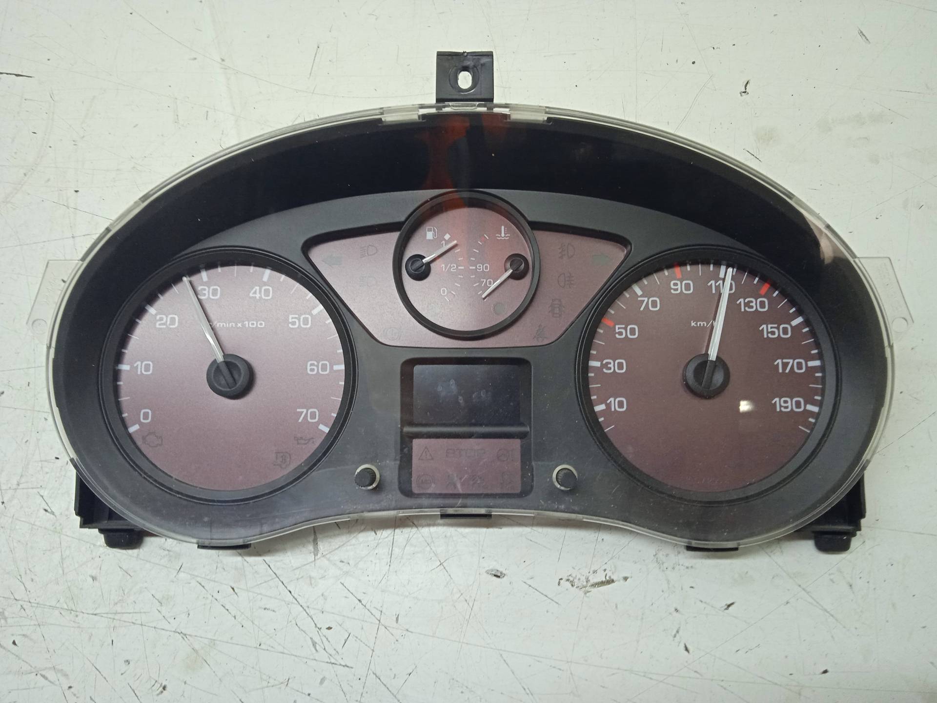 CITROËN Berlingo 2 generation (2008-2023) Speedometer 9665983380 24333398