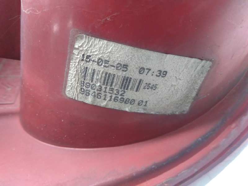 PEUGEOT 1007 1 generation (2005-2009) Rear Left Taillight 9646116980 24344887