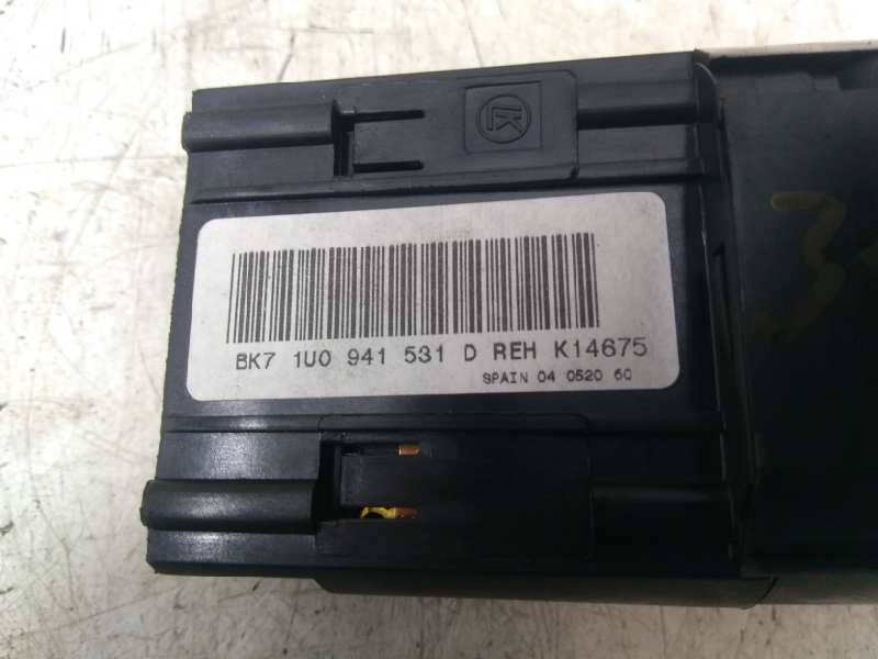 SKODA Fabia 6Y (1999-2007) Headlight Switch Control Unit 1U0941531D 24345110