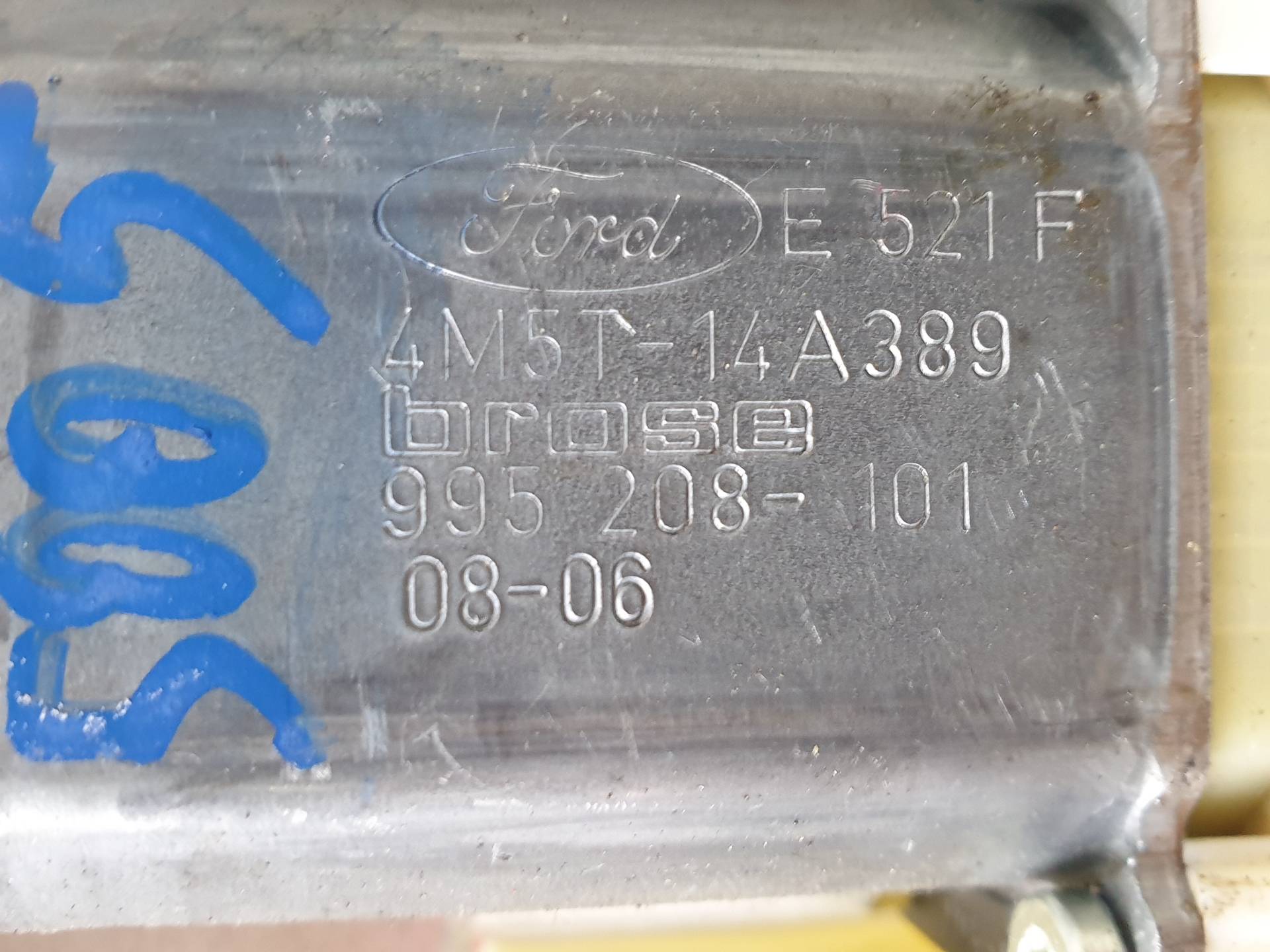 PEUGEOT 3008 1 generation (2010-2016) Regulator de geam ușă stânga față 4M5T14A389 25568051