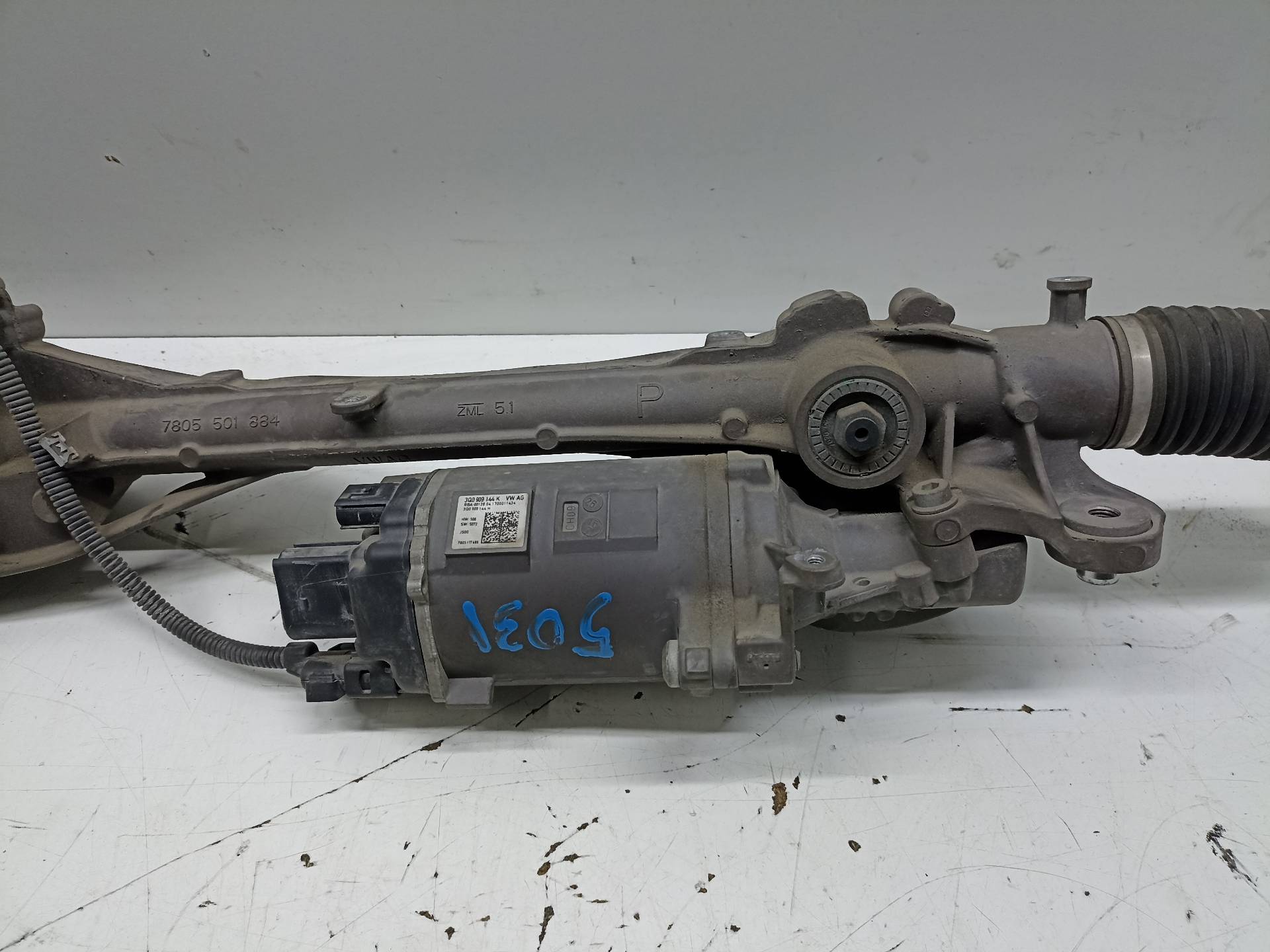 VOLKSWAGEN Golf 7 generation (2012-2024) Steering Rack 5Q1423053AF 25568335