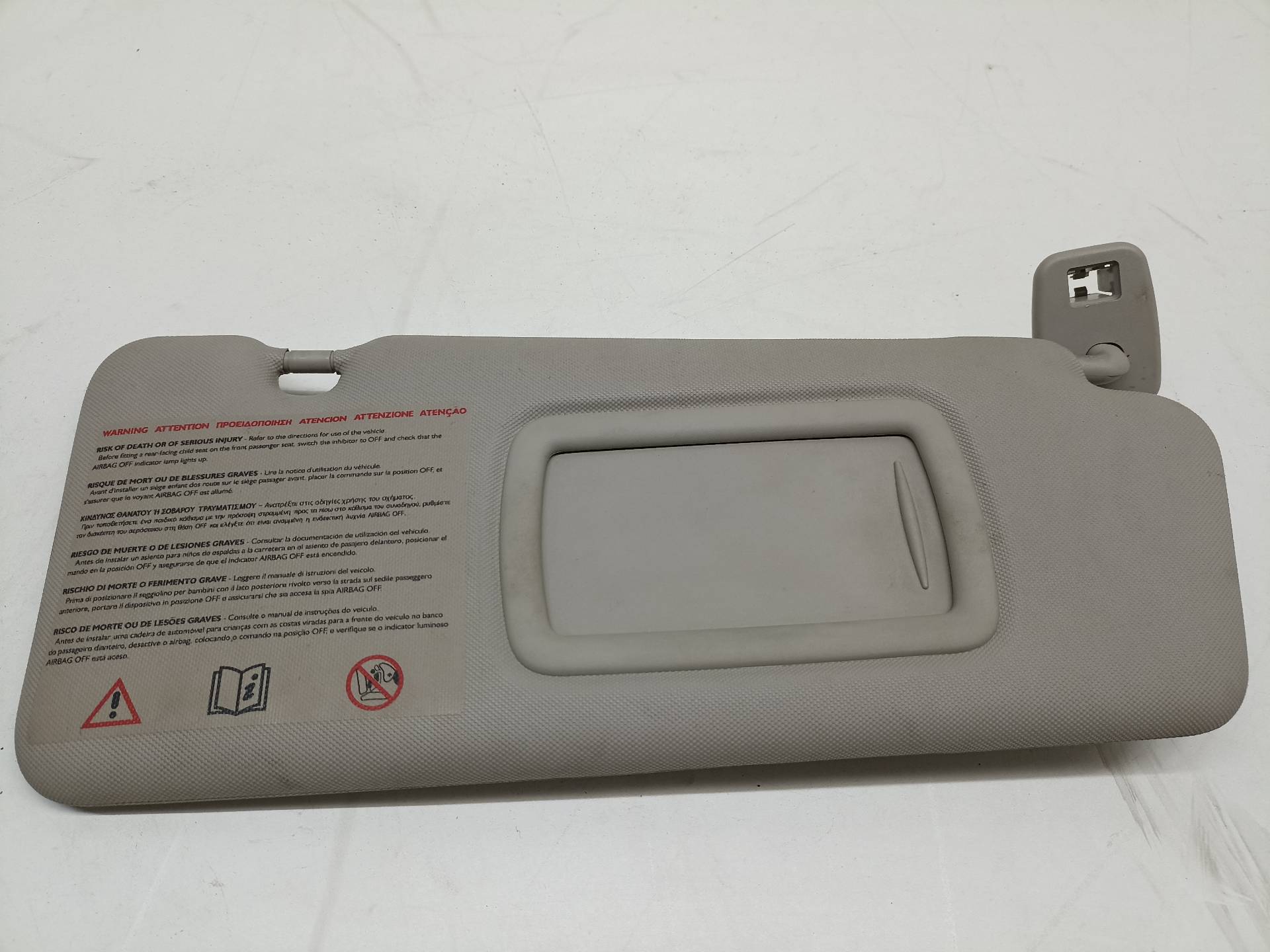 CITROËN Laguna 3 generation (2007-2015) Right Side Sun Visor 341658511135, 135 24315890