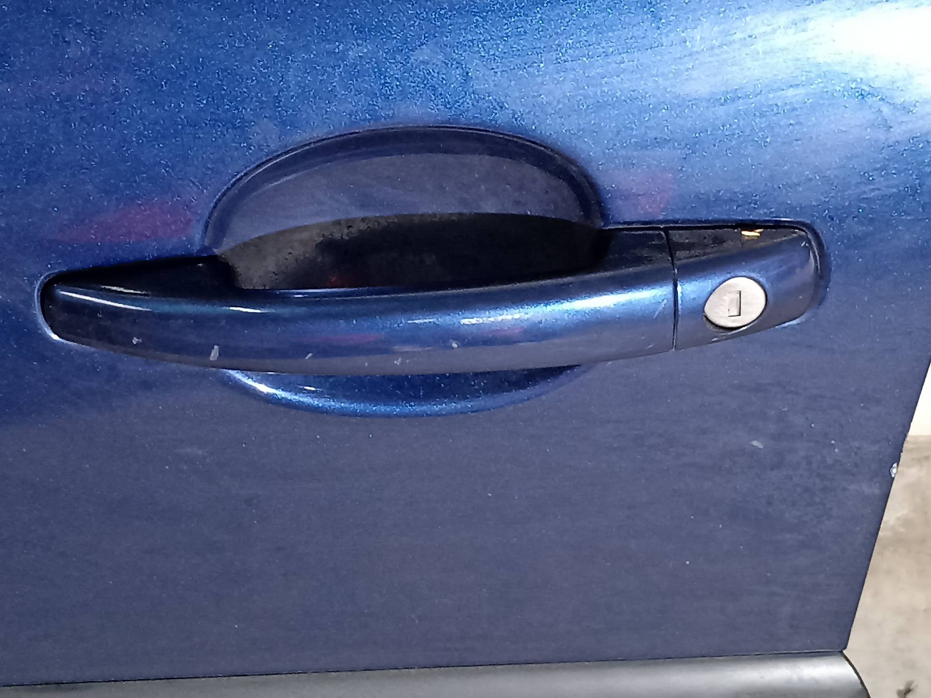 PEUGEOT 207 1 generation (2006-2009) Front Left Door Exterior Handle 24331720