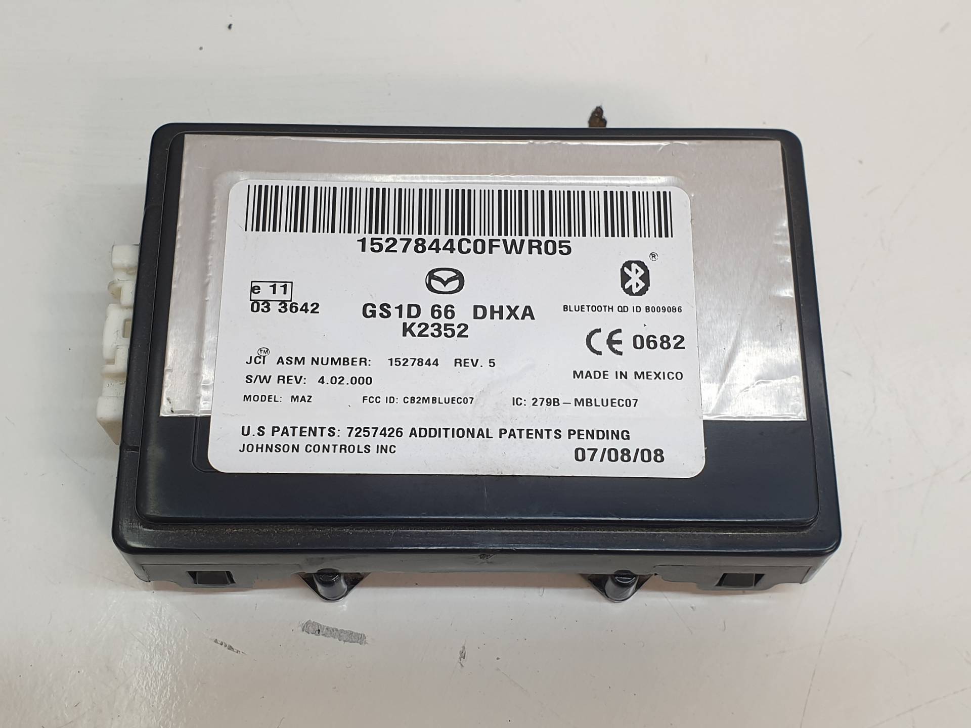 MAZDA 6 GH (2007-2013) Other Control Units GS1D66DHXA 25570305