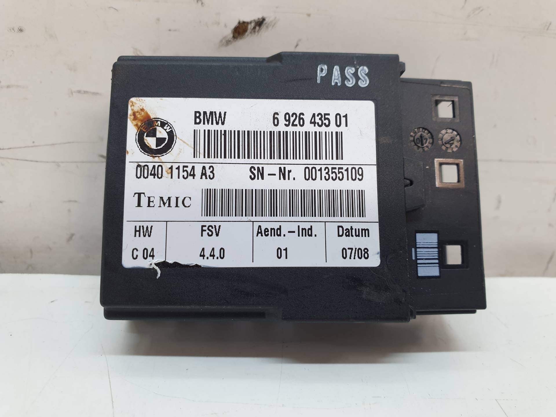 BMW 3 Series E90/E91/E92/E93 (2004-2013) Other Control Units 692643501 24337989