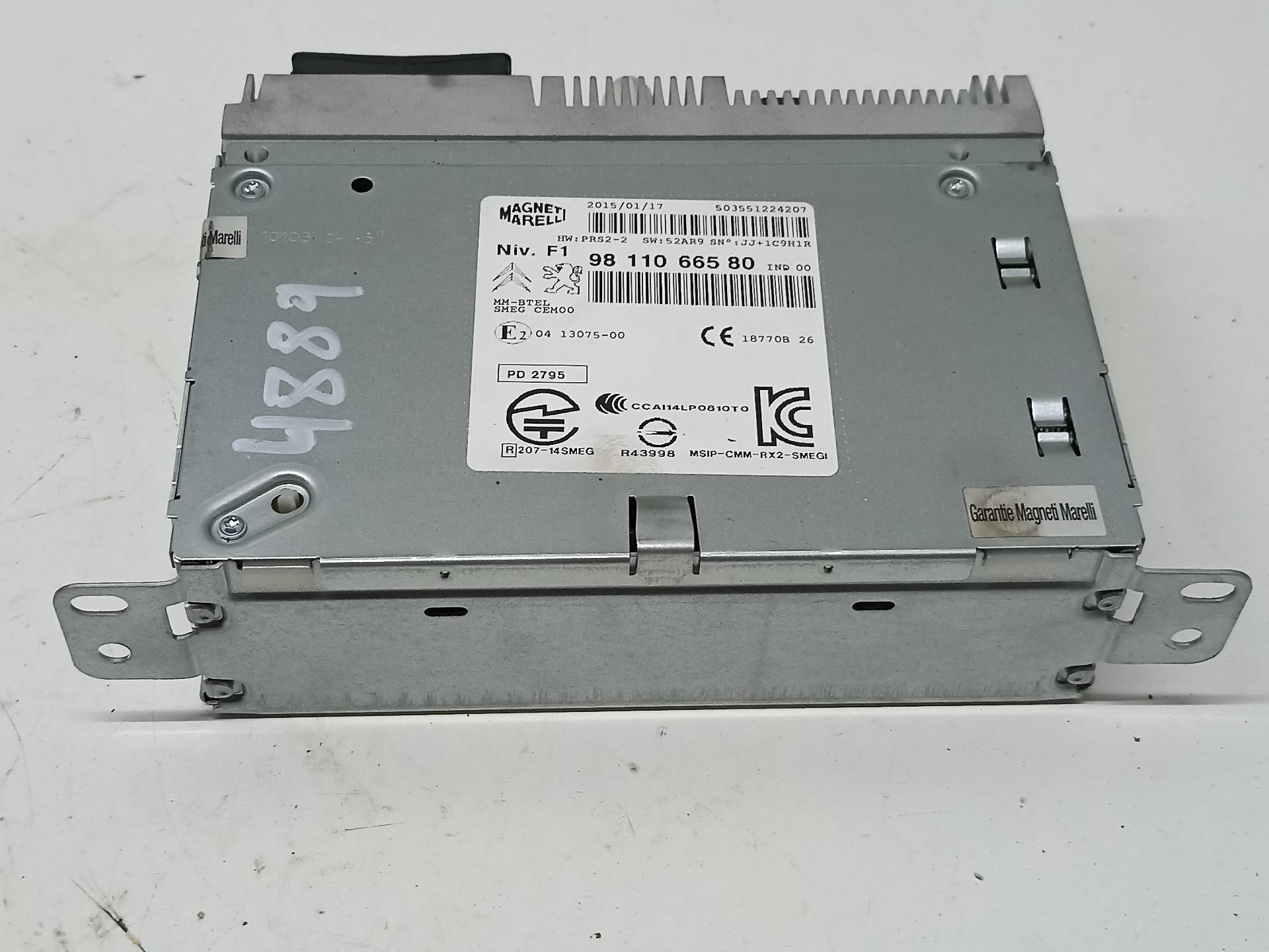 PEUGEOT 208 Peugeot 208 (2012-2015) Zenelejátszó GPS nélkül 9811066580 24338127