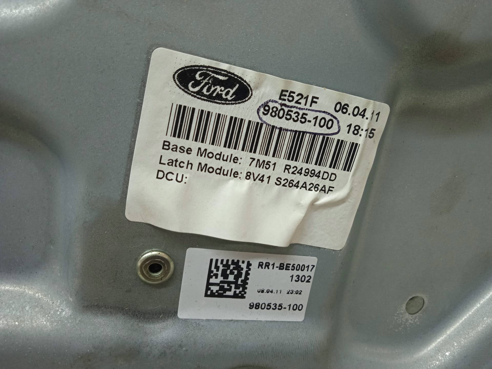 FORD C-Max 1 generation (2003-2010) Стеклоподъемник задней правой двери 7M5T14B534CE 24333062