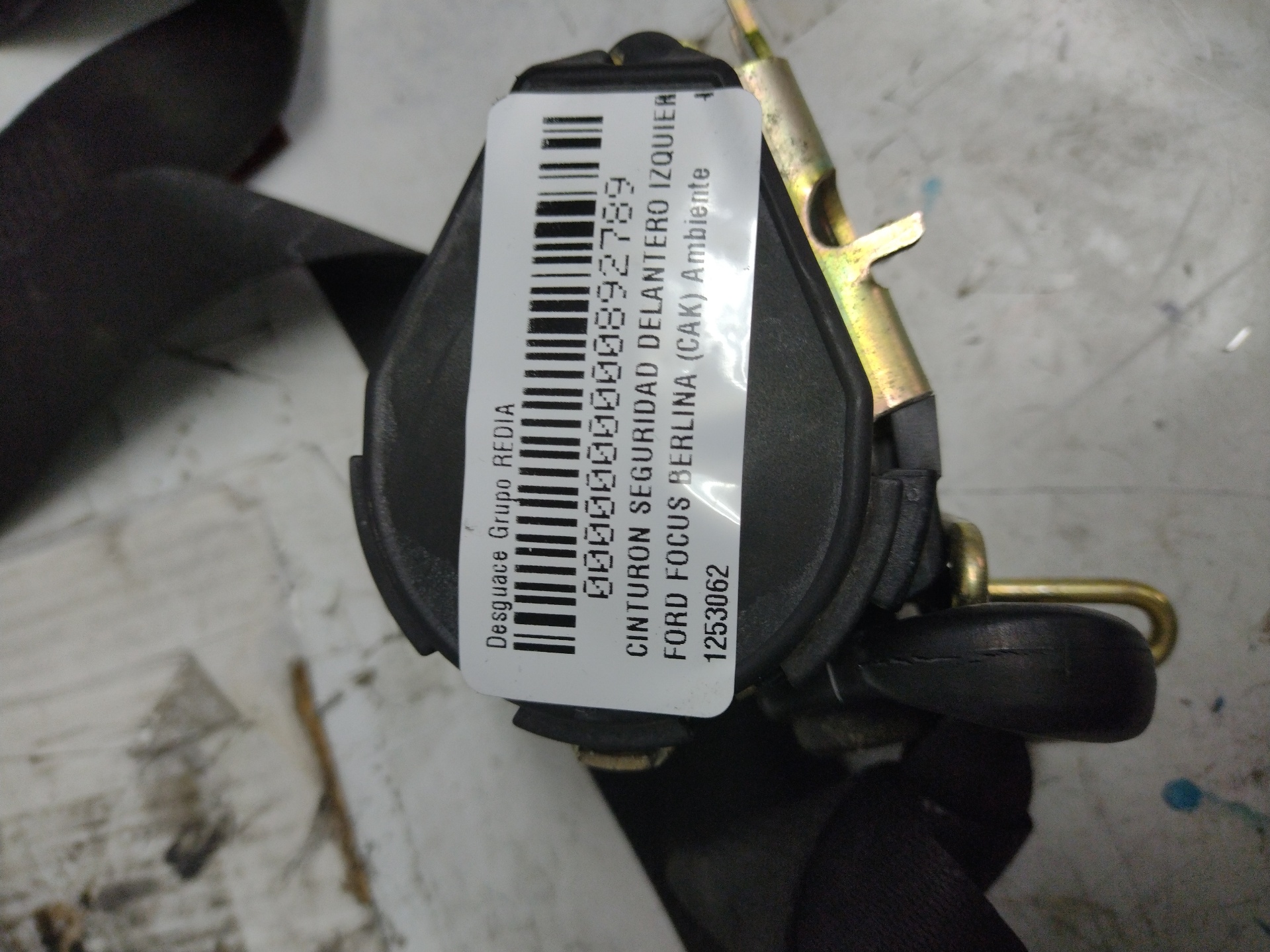 FORD Focus 1 generation (1998-2010) Priekšējā kreisā drošības josta 1253062 21280004