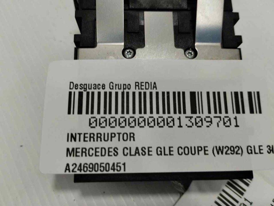 MERCEDES-BENZ GLE W166 (2015-2018) Afbrydere A2469050451 24933893