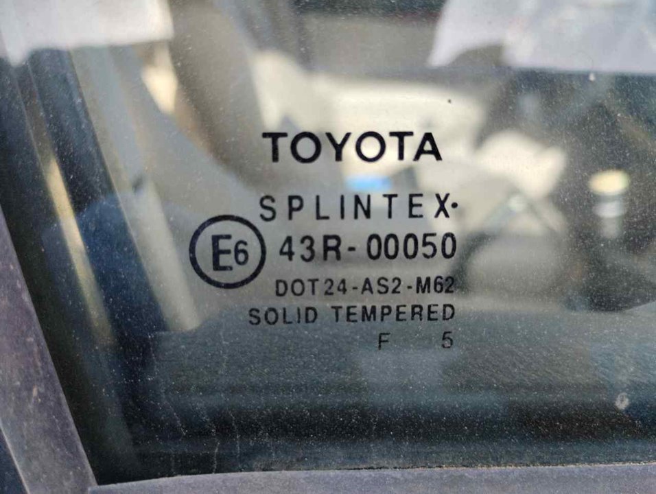 TOYOTA Avensis 2 generation (2002-2009) Front Right Door Window 43R00050 25344415