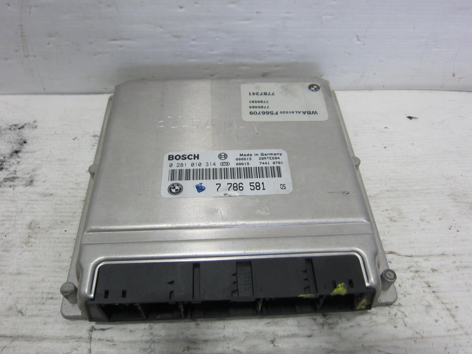 BMW 3 Series E46 (1997-2006) Moottorin ohjausyksikkö ECU 0281010314 24959603