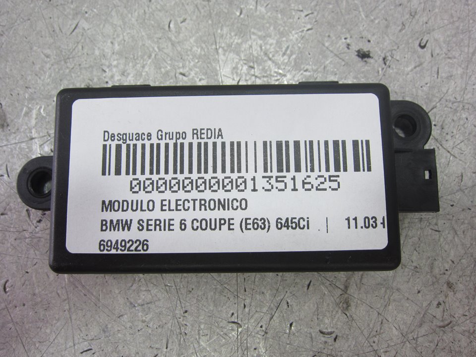 BMW 6 Series E63/E64 (2003-2010) Andra styrenheter 6949226 24955824