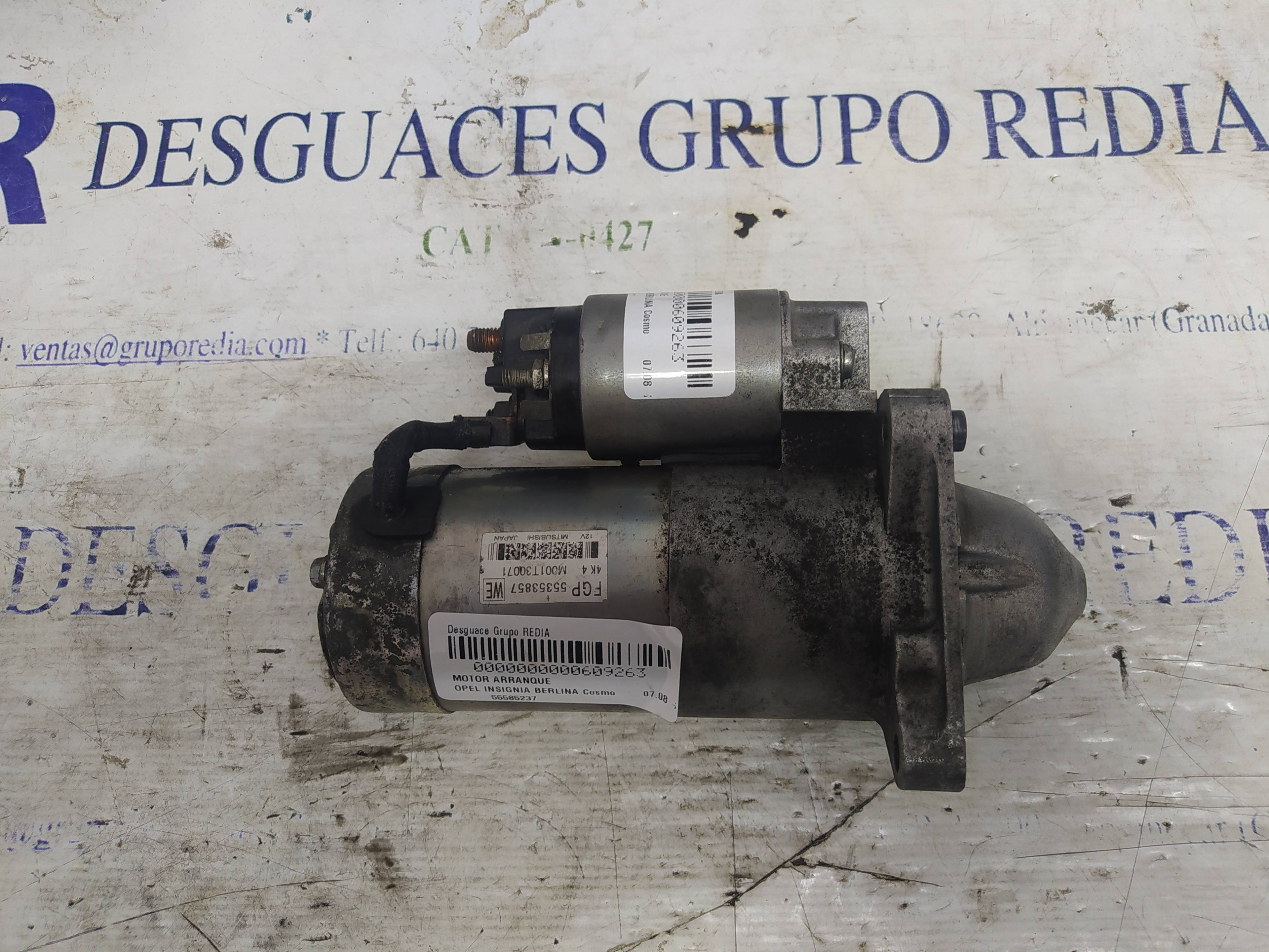 OPEL Insignia A (2008-2016) Starter Motor 55585237 21275715