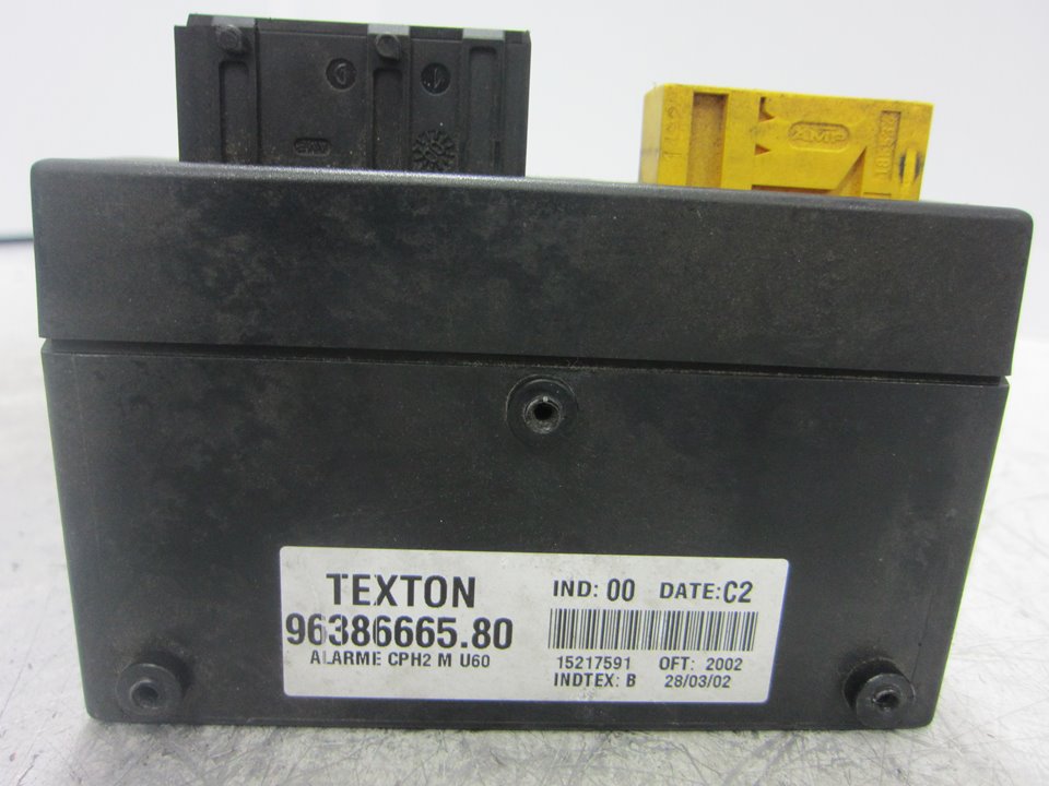 CITROËN Evasion 1 generation (1994-2002) Oro pagalvių (SRS) valdymo blokas (kompiuteris) 9638666580 24962717