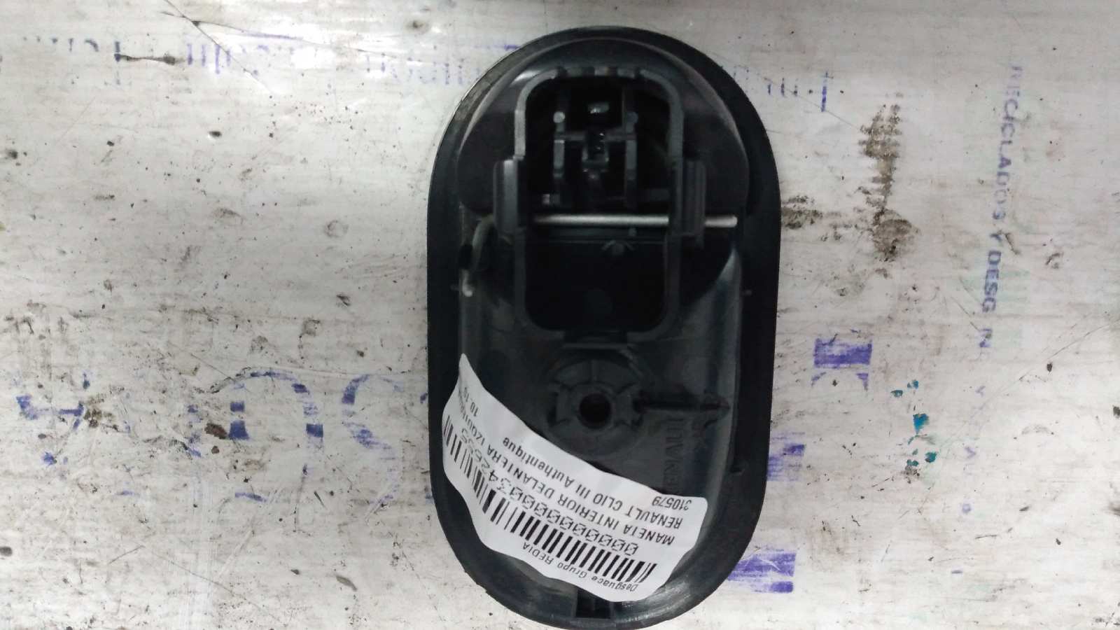 RENAULT Clio 3 generation (2005-2012) Front Left Door Interior Handle Frame 310579 21272710