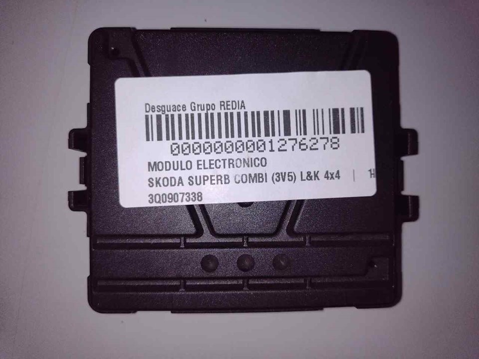 SKODA Yeti 1 generation (2009-2018) Other Control Units 3Q0907338 20360694