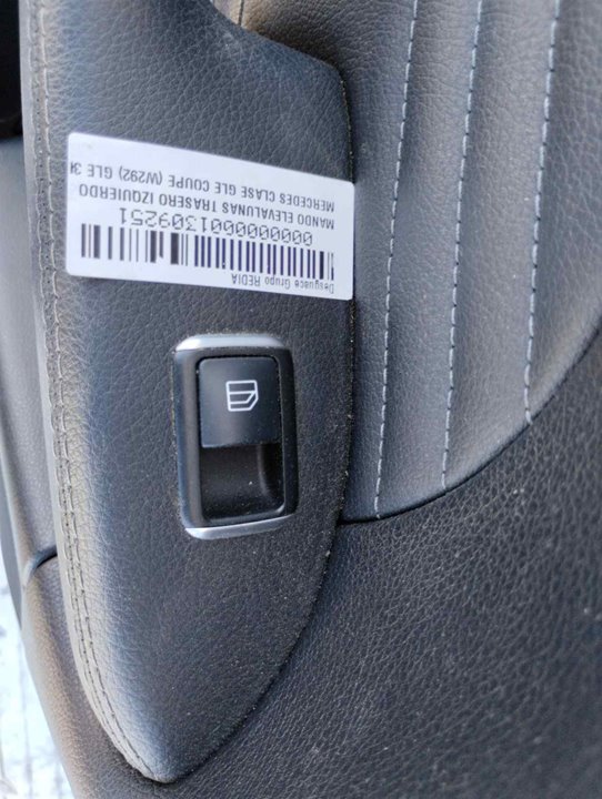 MERCEDES-BENZ GLE W166 (2015-2018) Rear Right Door Window Control Switch 24959528