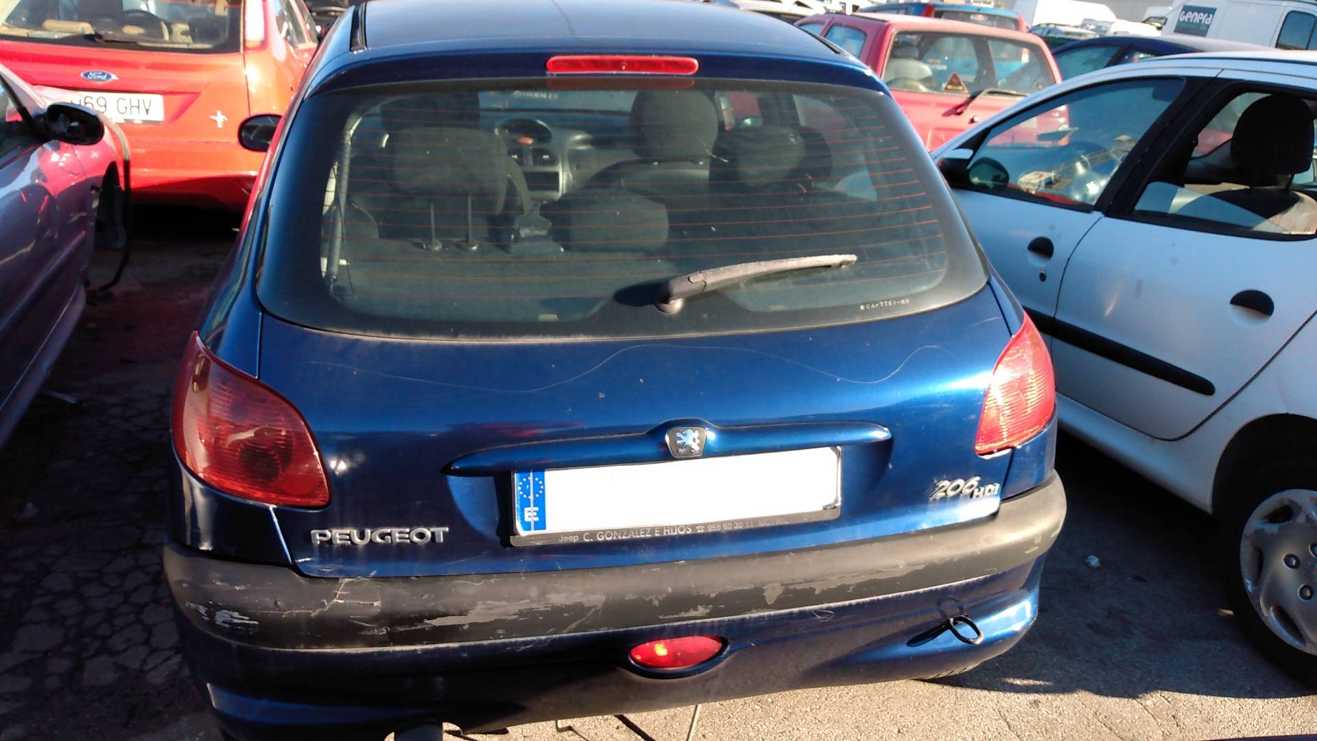 PEUGEOT 206 1 generation (1998-2009) Klimatkontrollenhet 99210 21276886