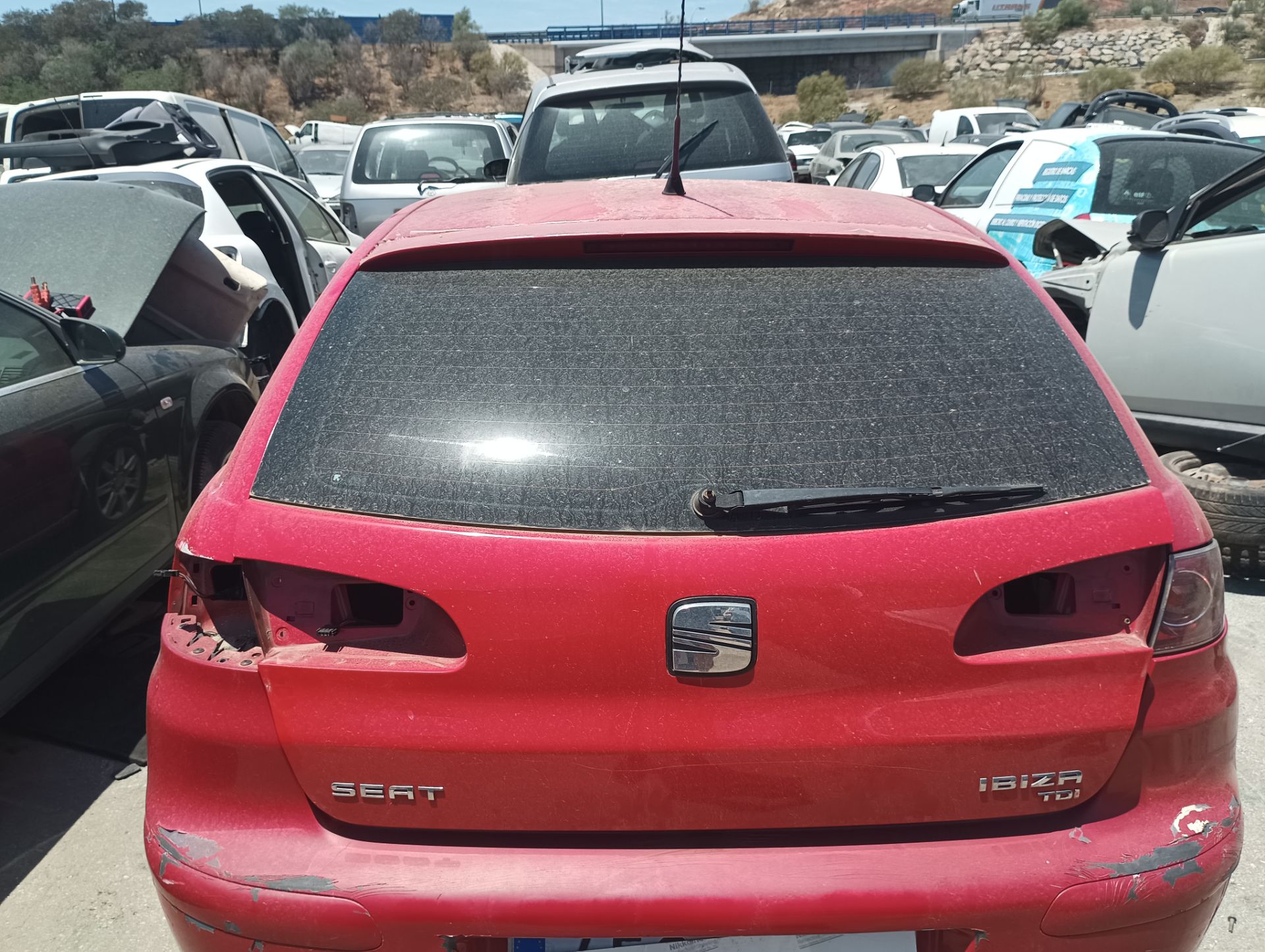 SEAT Ibiza 3 generation (2002-2008) Крышка багажника 25337810