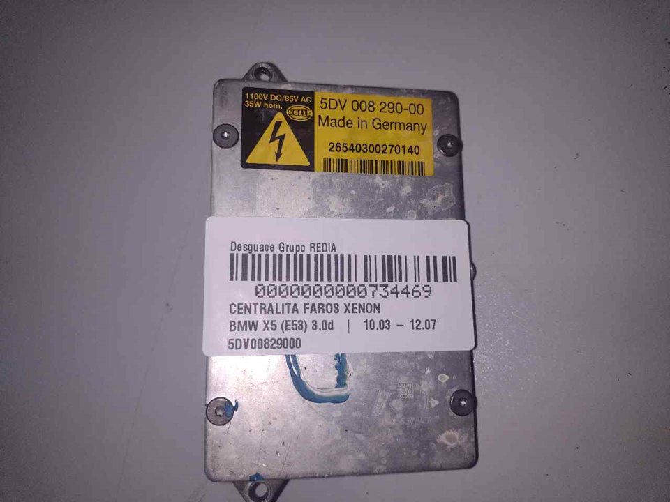 BMW X5 E53 (1999-2006) Xenon Light Control Unit 5DV00829000 21277565