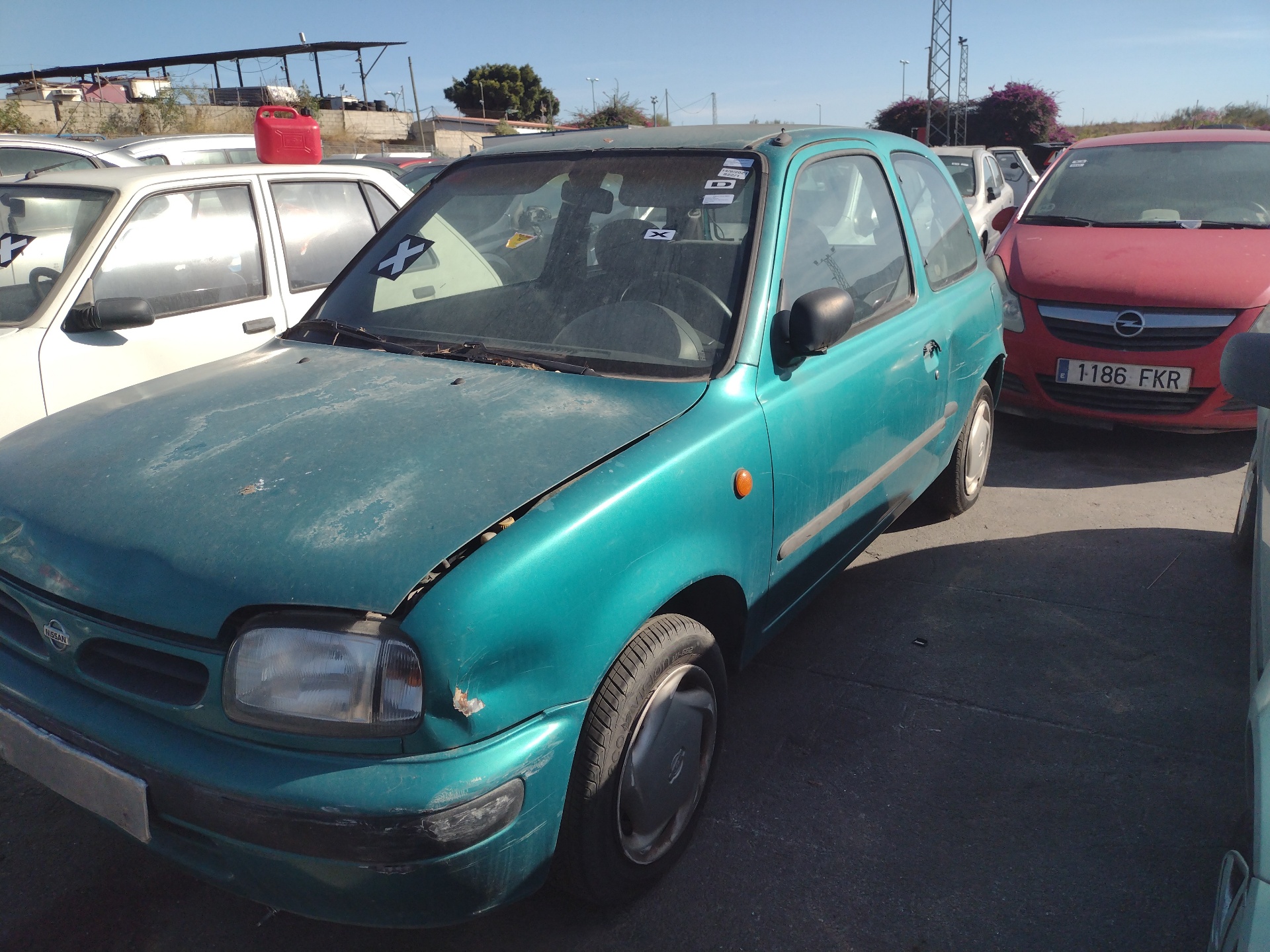 NISSAN Micra K11 (1992-2003) Ляво странично огледало 8C191 21281424