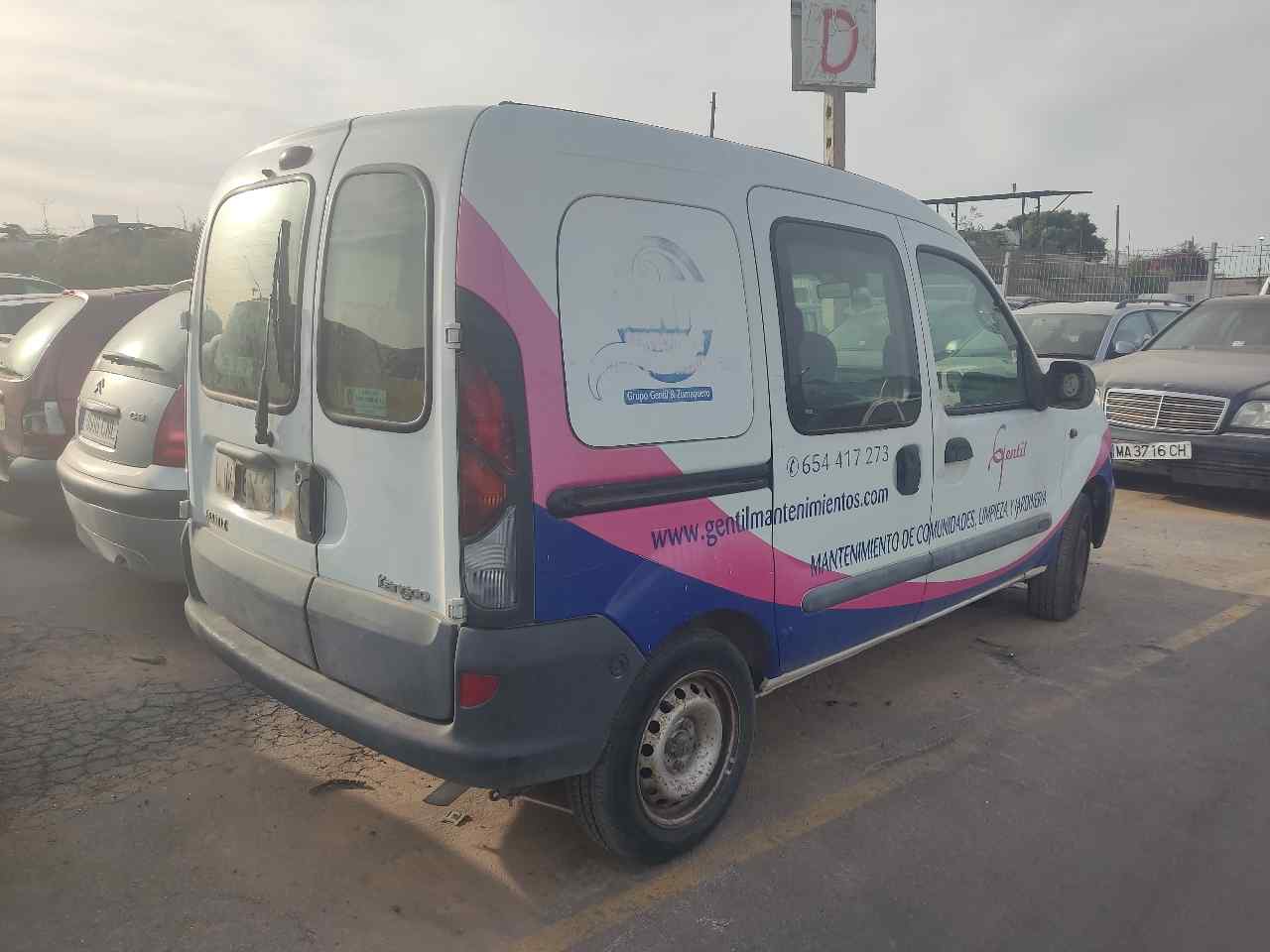 ASTON MARTIN Kangoo 1 generation (1998-2009) Bras d'essuie-glace de fenêtre de hayon 20391583