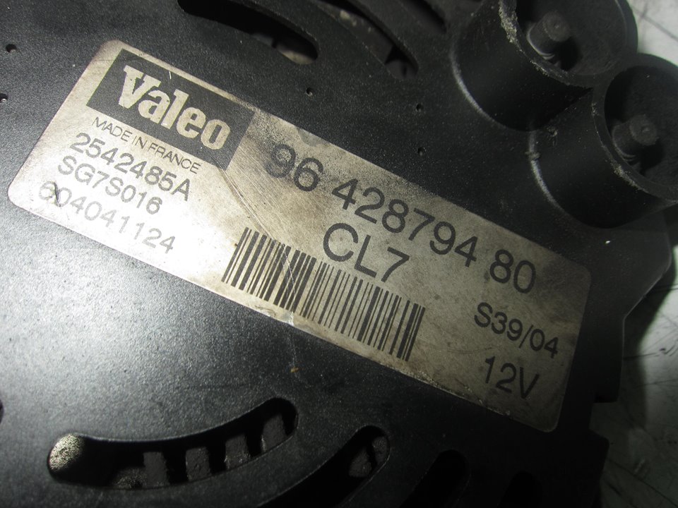 CITROËN Xsara 1 generation (1997-2004) Alternator 9642879480 20483789