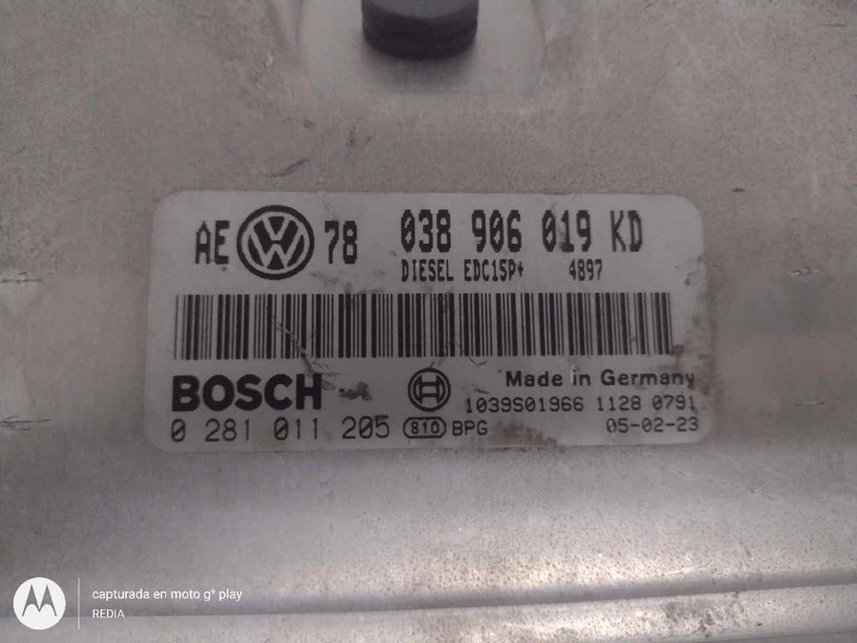 VOLKSWAGEN Passat B5 (1996-2005) Engine Control Unit ECU 038906019KD 21294775