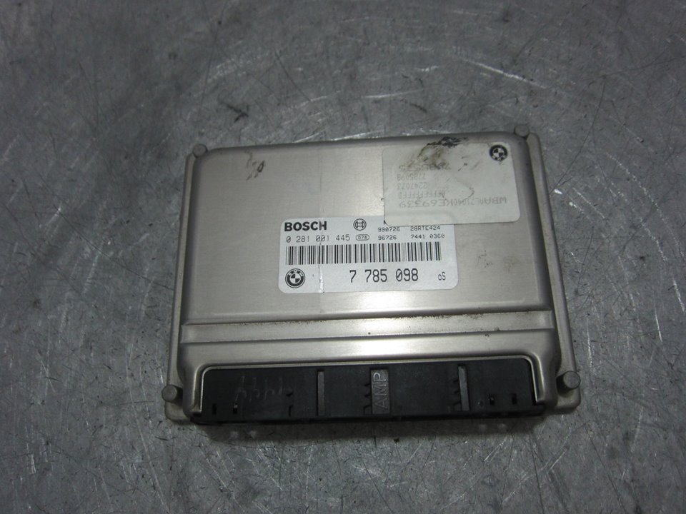 BMW 3 Series E46 (1997-2006) Блок керування двигуном ECU 7785098 27263813