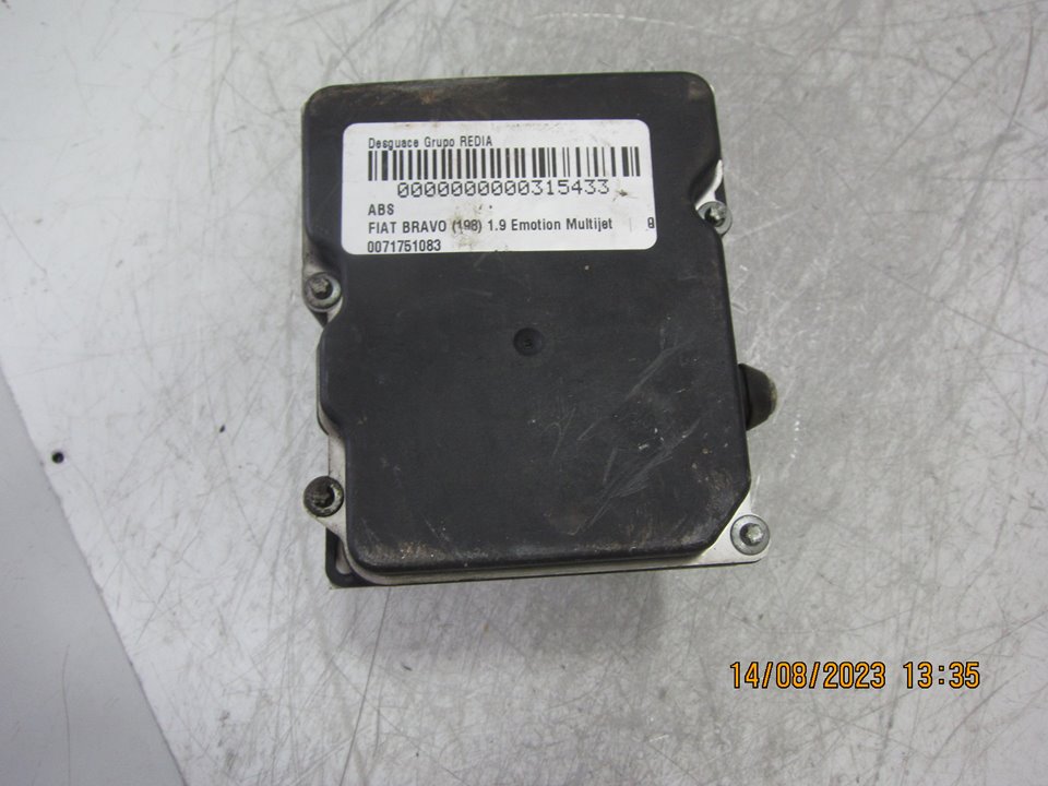 FIAT Bravo 2 generation (2007-2011) Абс блок 07013121492 21272613