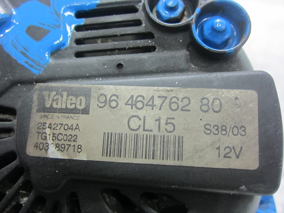 CITROËN C3 1 generation (2002-2010) Alternator 9646476280 24957845